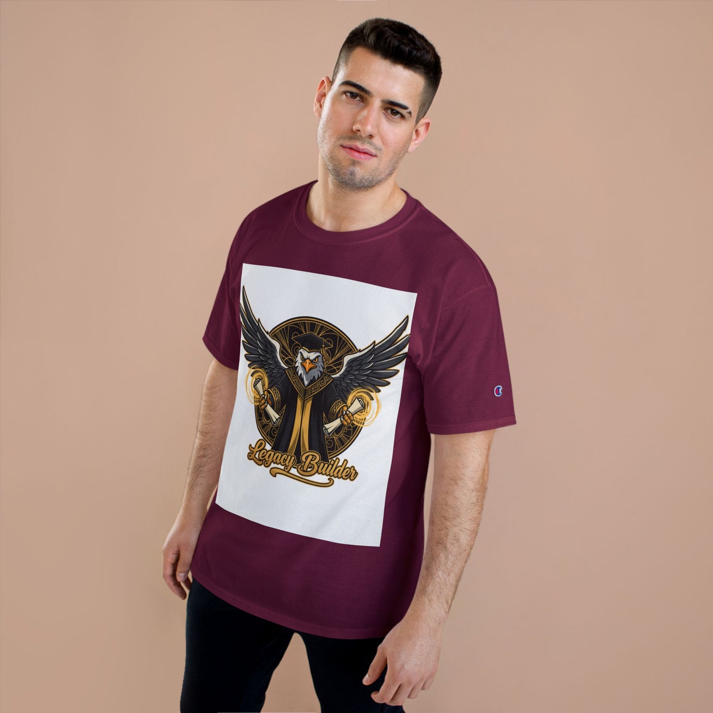 Champion T-Shirt — Legacy Builder Eagle Graphic Tee