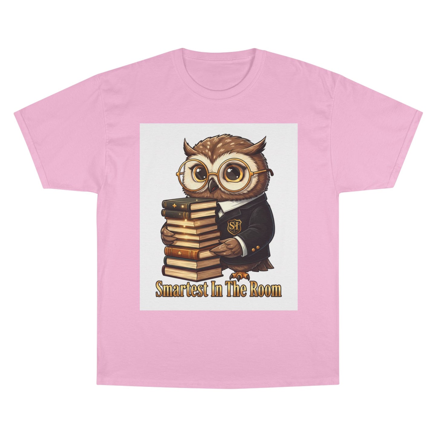 Smartest In The Room Owl T-Shirt — Cute Scholar Graphic Tee for Students & Teachers