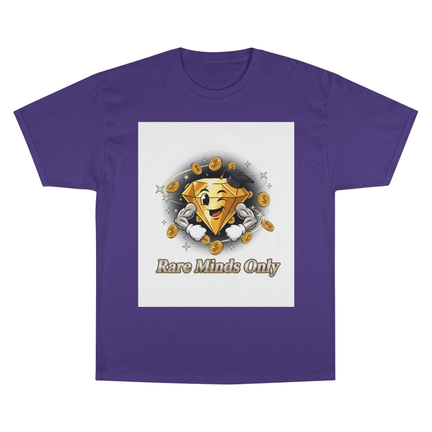 Rare Minds Only T-Shirt — Crypto Coin Champion Graphic Tee