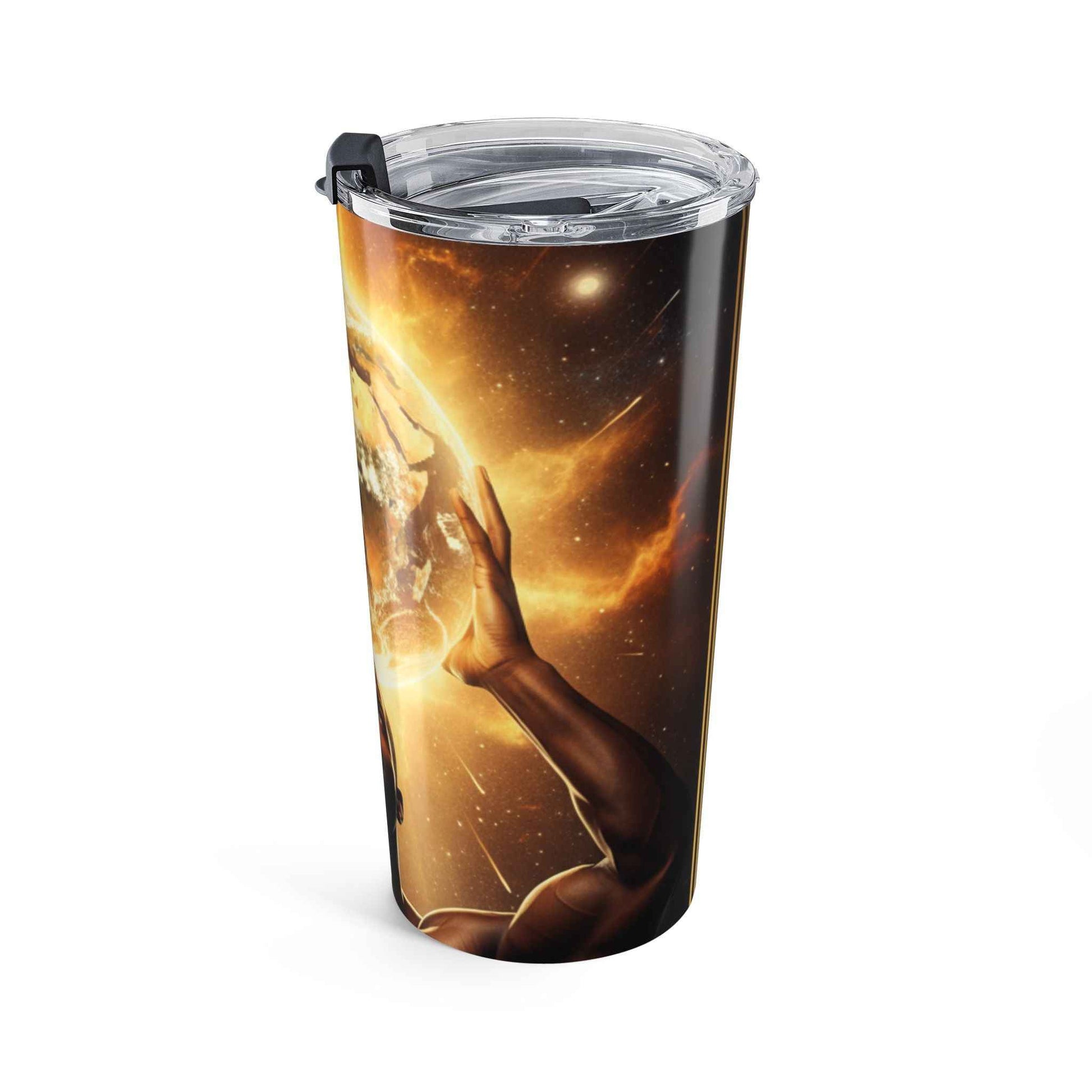Inspirational Globe 20oz Tumbler — Motivational World-Impact Design