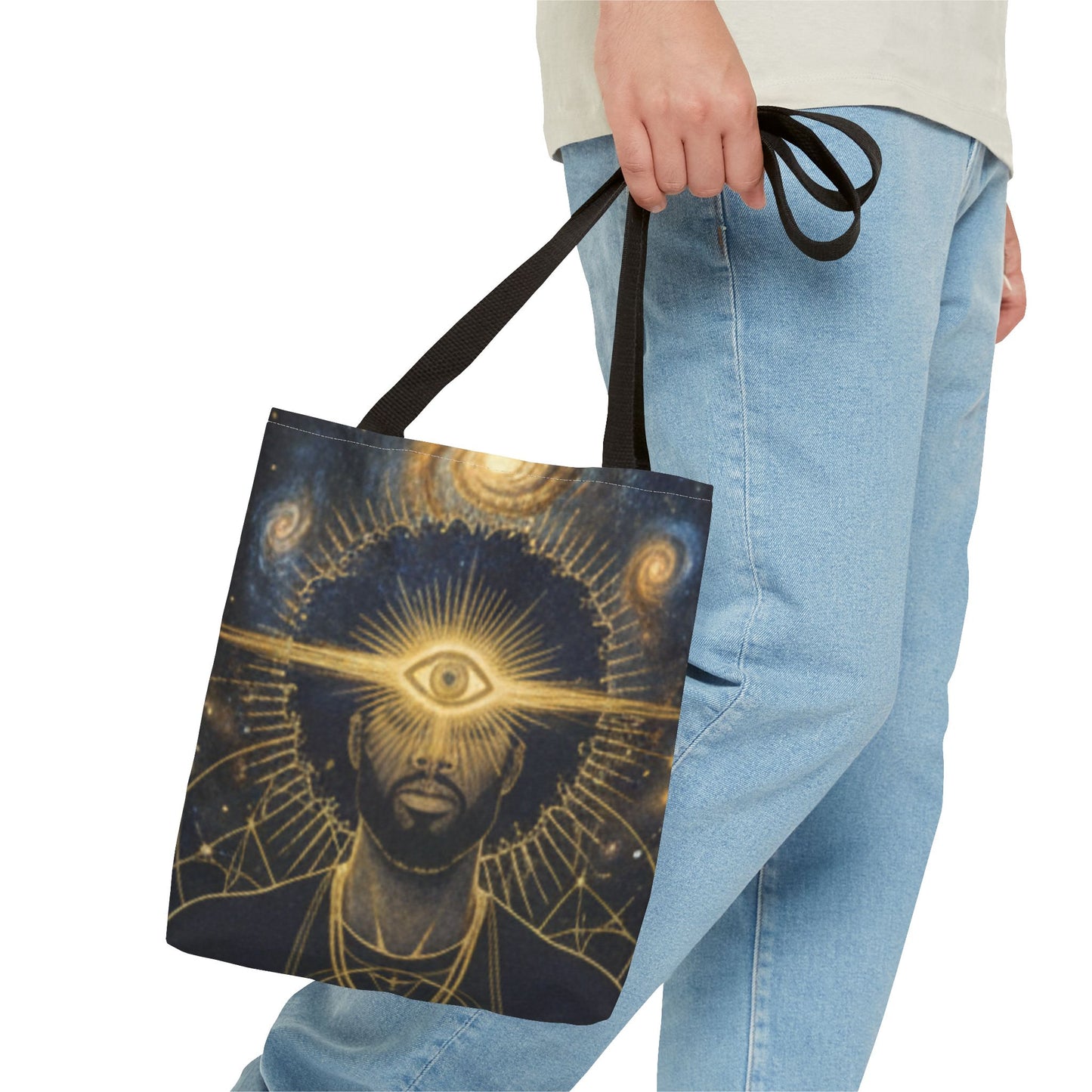 Mystic Third Eye Tote Bag — Spiritual Afrocentric Visionary Art Tote