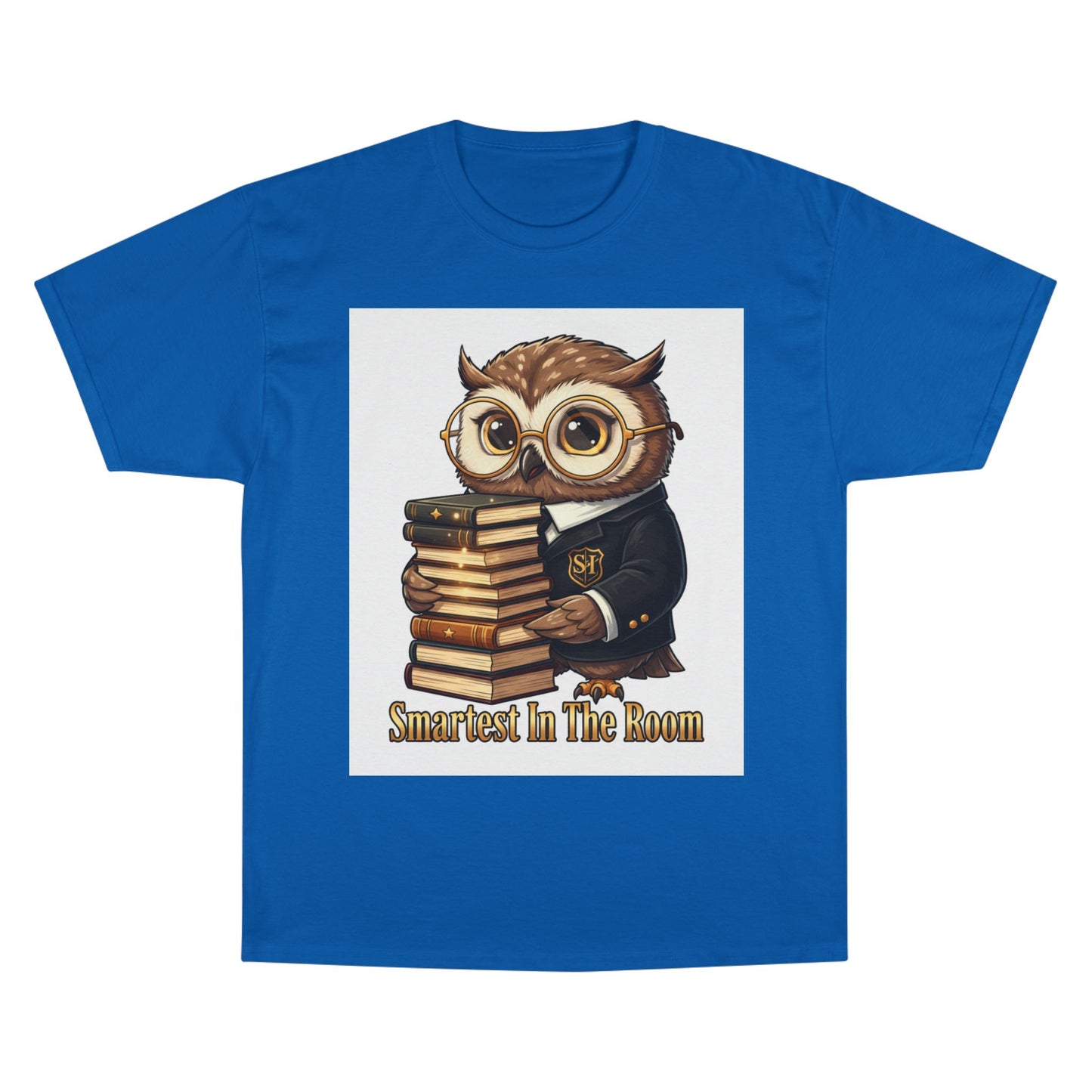 Smartest In The Room Owl T-Shirt — Cute Scholar Graphic Tee for Students & Teachers