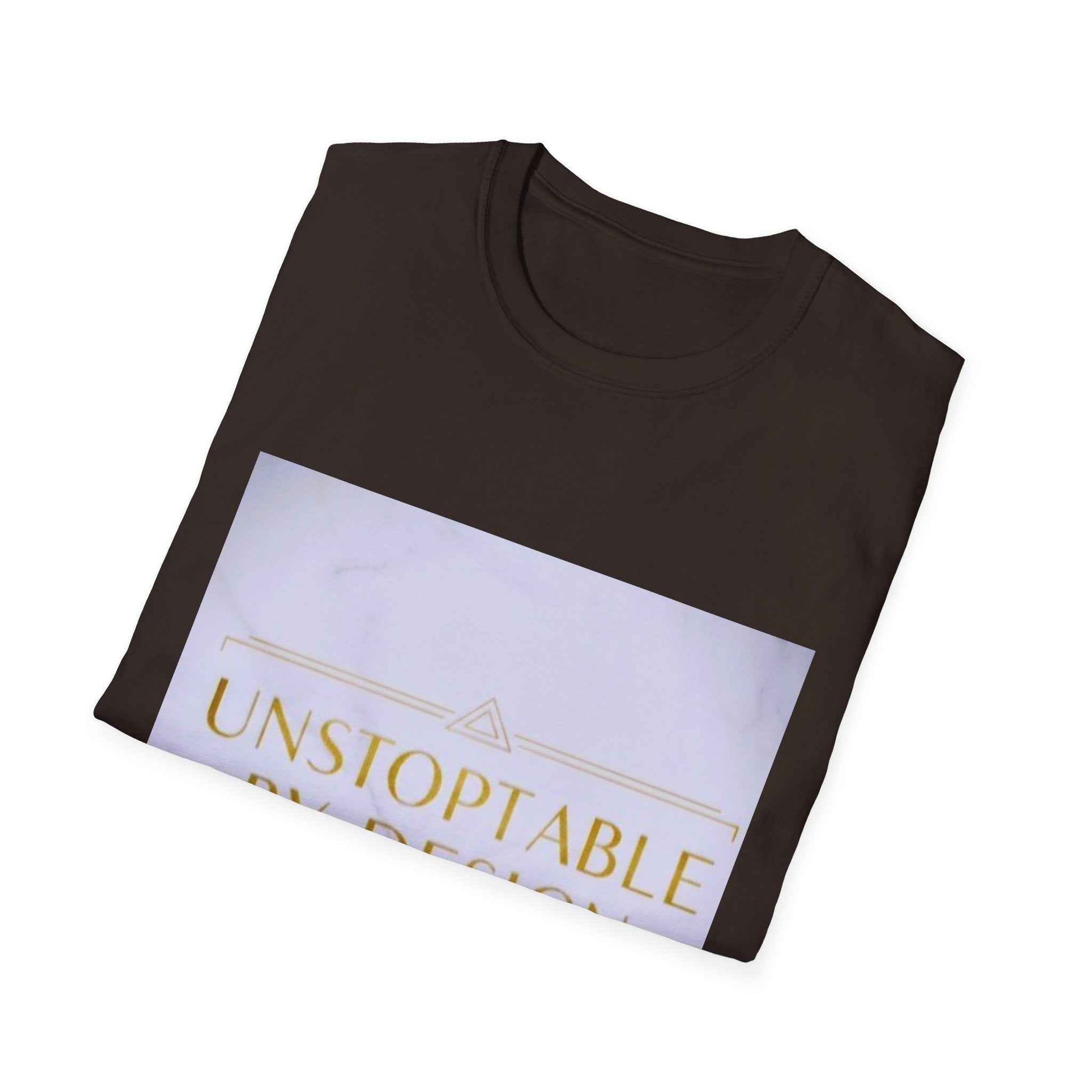 Unstoppable By Design T-Shirt — Inspirational Feminine Motivational Tee