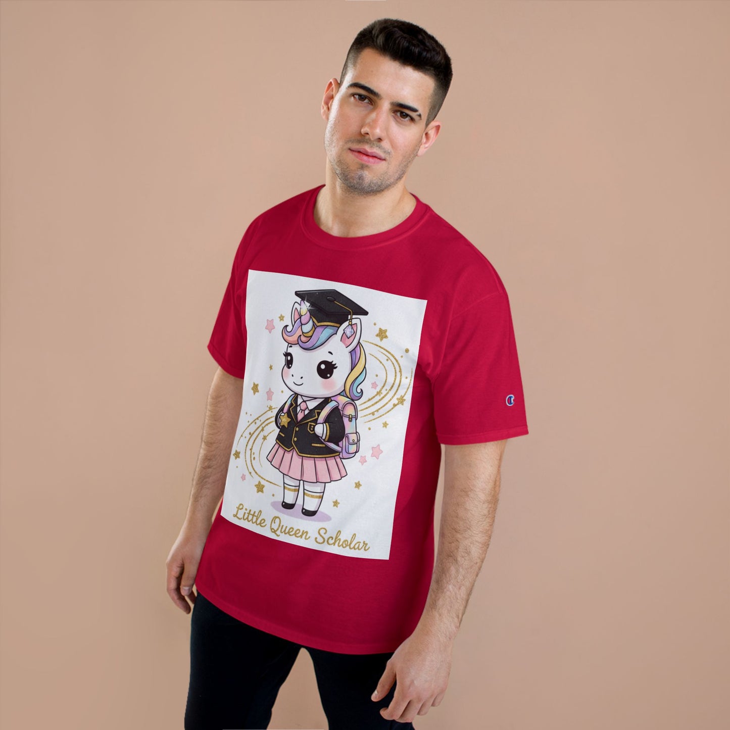 Little Queen Scholar T-Shirt — Cute Graduation Unicorn Tee for Girls