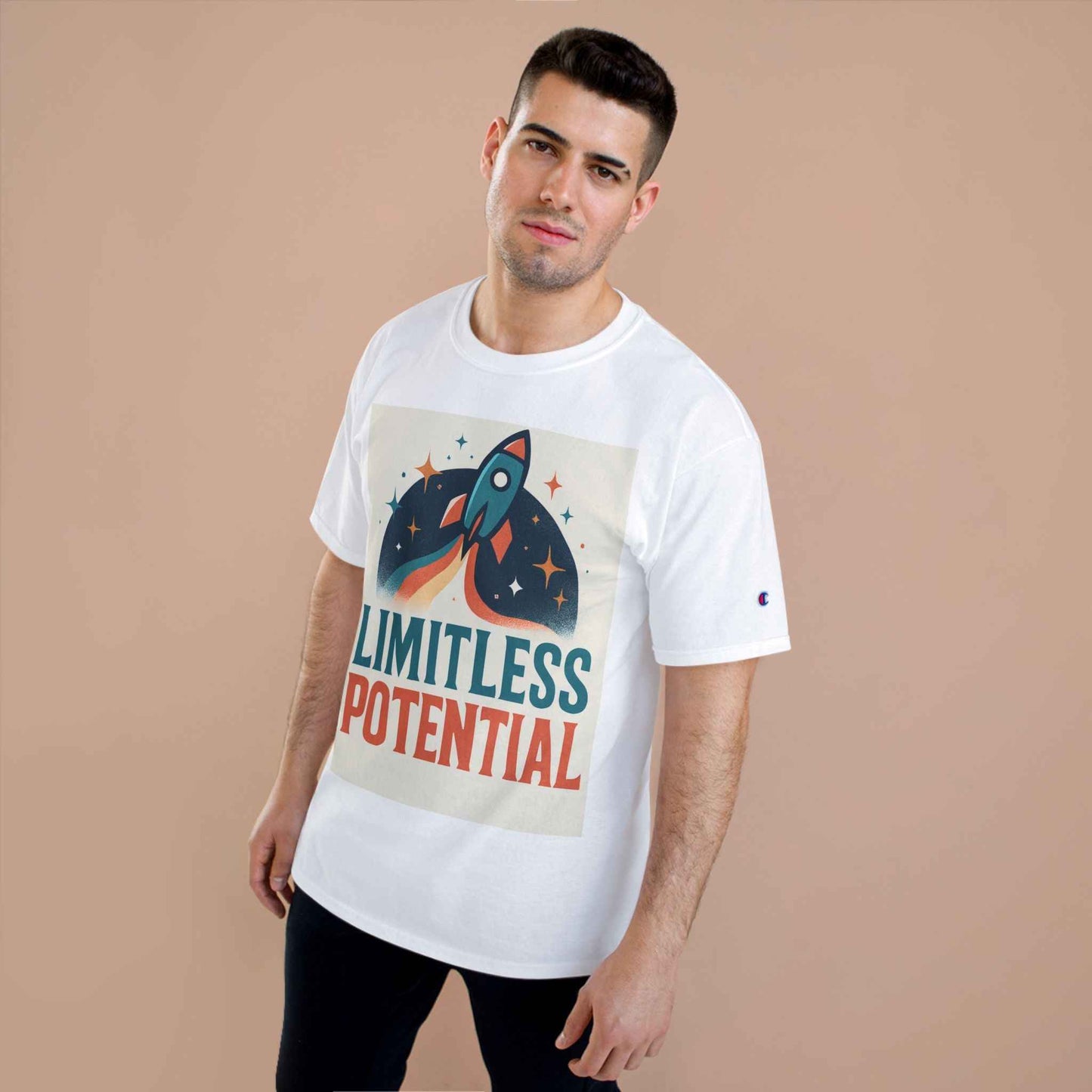 Limitless Potential Rocket T-Shirt — Inspirational Motivational Tee