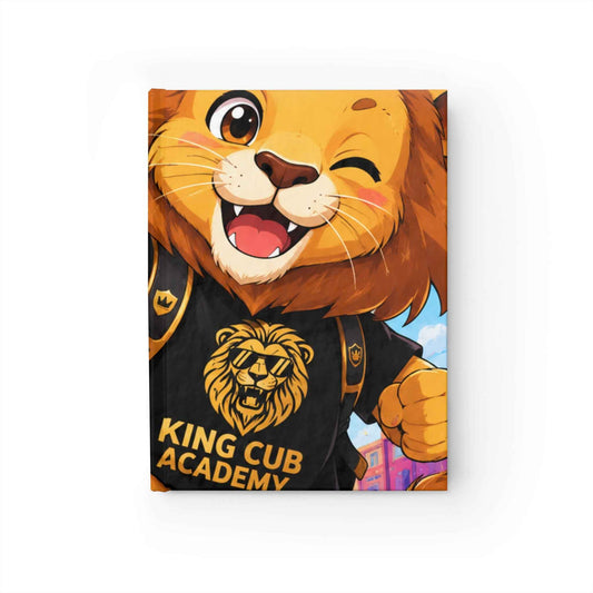 King Cub Academy Lion Journal — Ruled Line Notebook for Kids ("Knowledge Is Power")