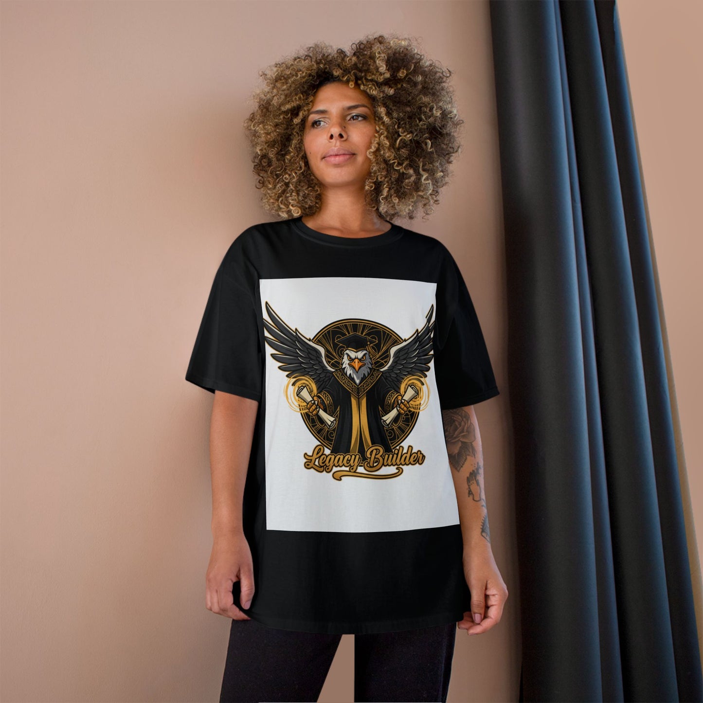 Champion T-Shirt — Legacy Builder Eagle Graphic Tee