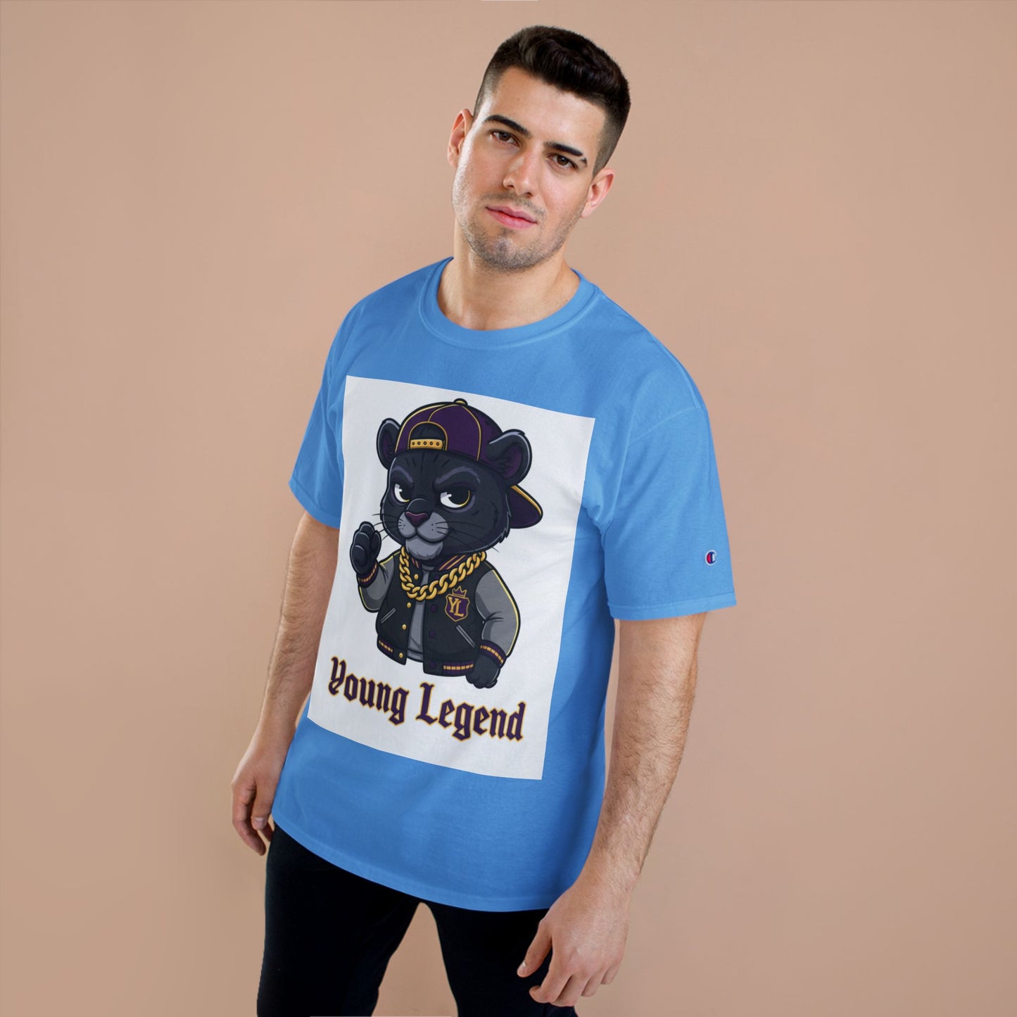 Young Legend Panther T-Shirt – 'Young Legend' Graphic Tee for Kids & Teens