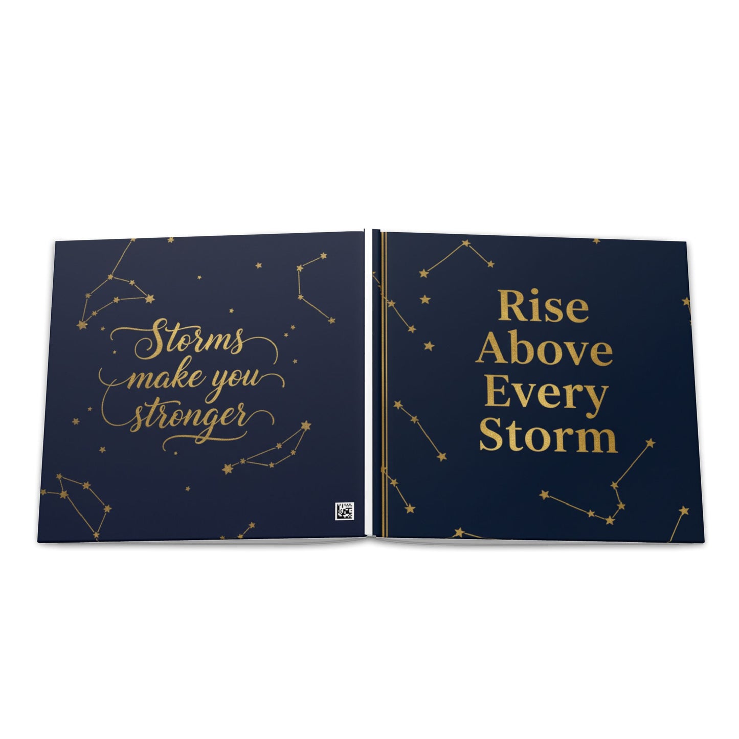 Hardcover Photo Book — "Rise Above Every Storm" Inspirational Keepsake