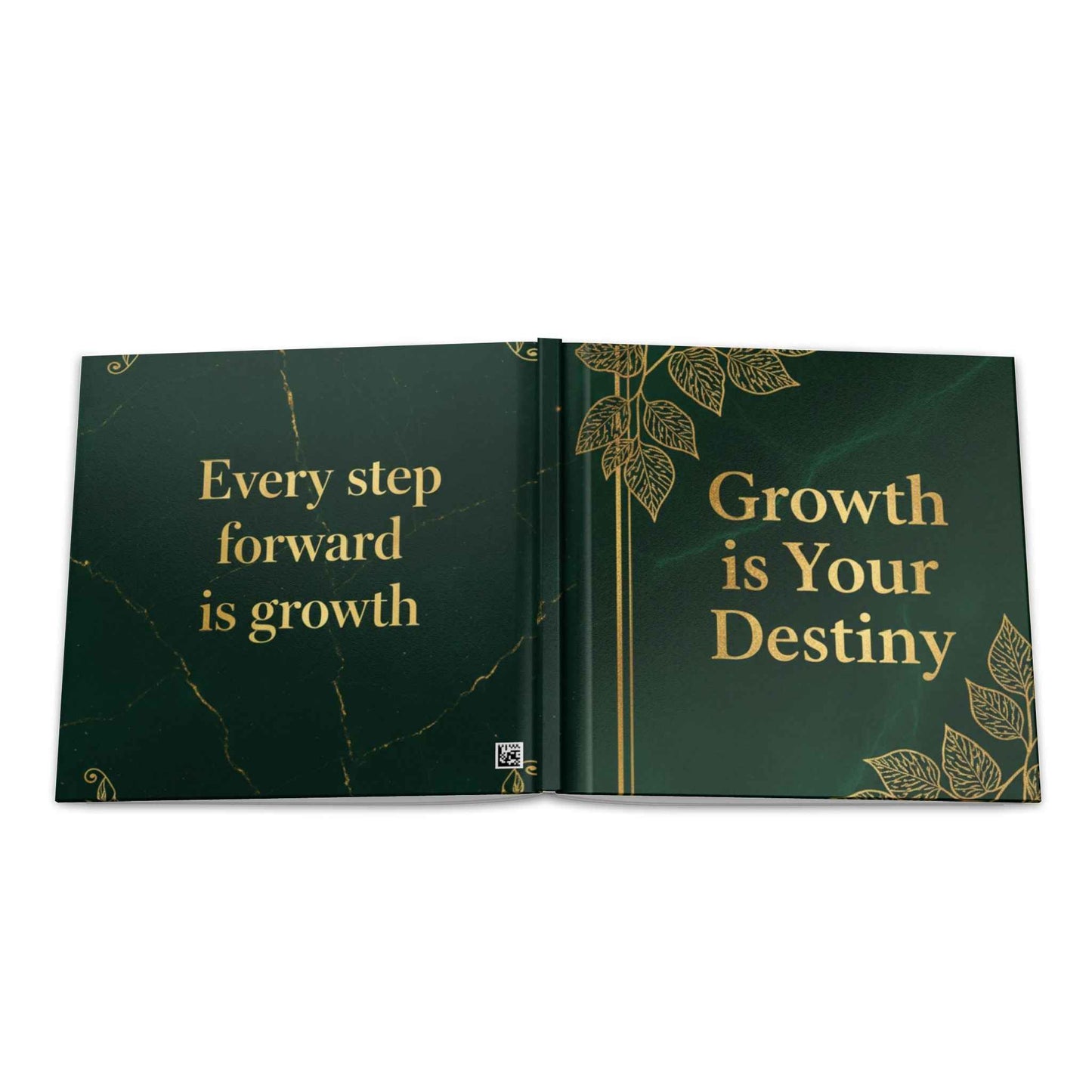 Hardcover Photo Book — "Growth is Your Destiny" Inspirational Keepsake
