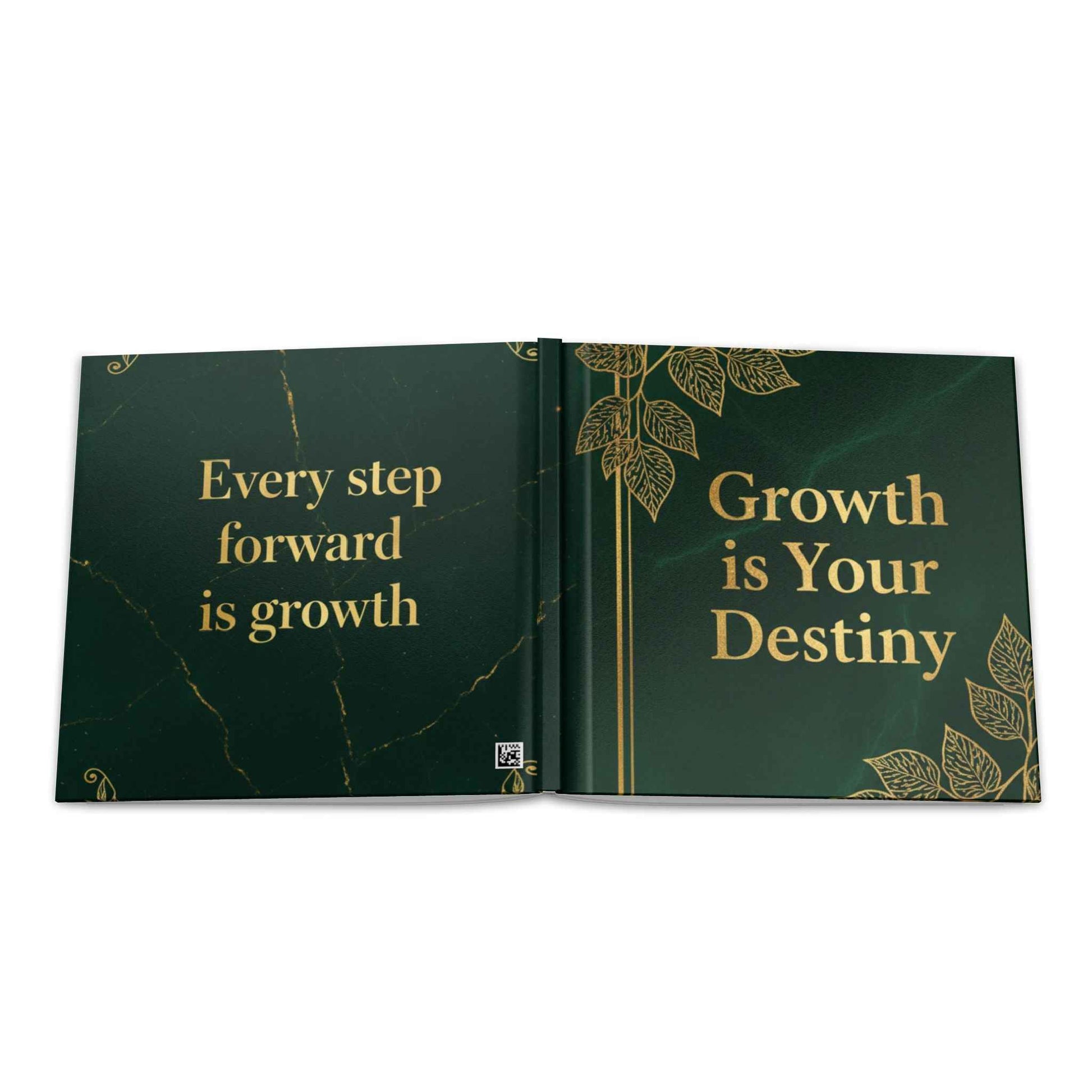 Hardcover Photo Book — "Growth is Your Destiny" Inspirational Keepsake