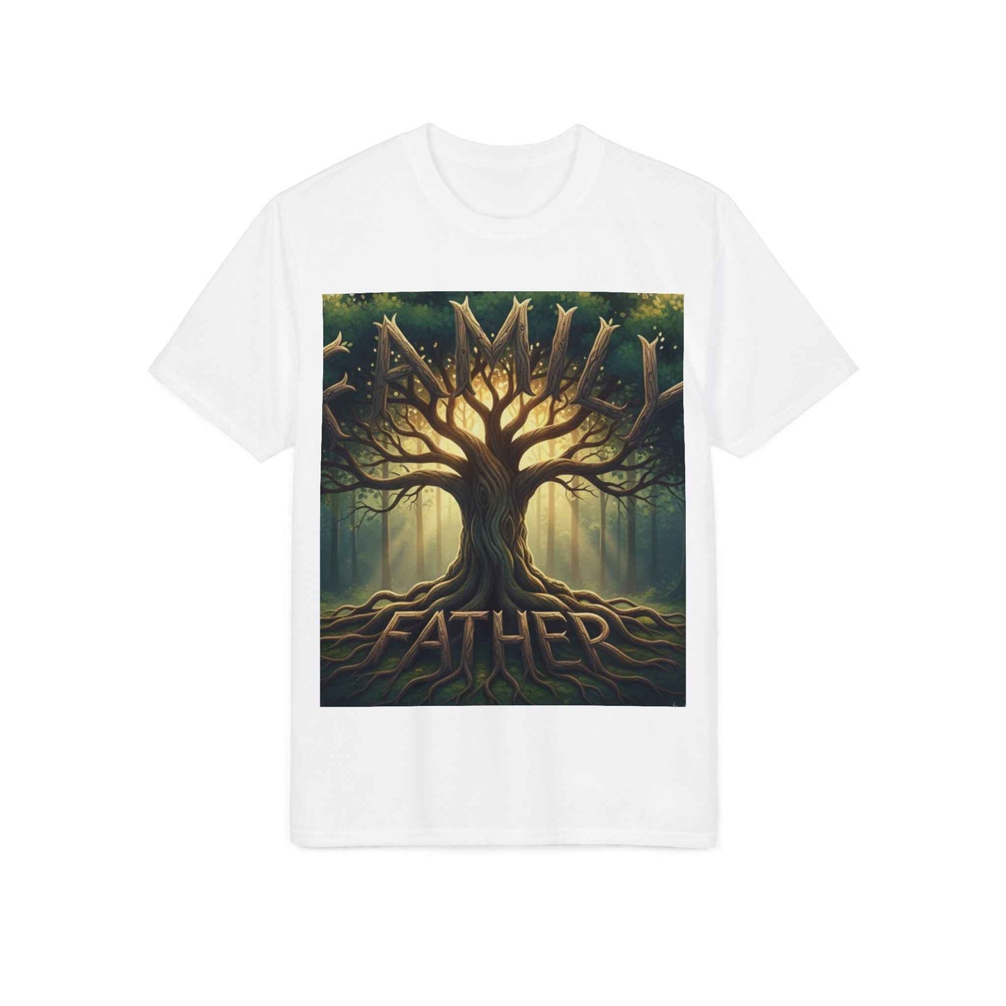 Father Tree T-Shirt — Vintage Tree of Life Dad Tee for Father's Day