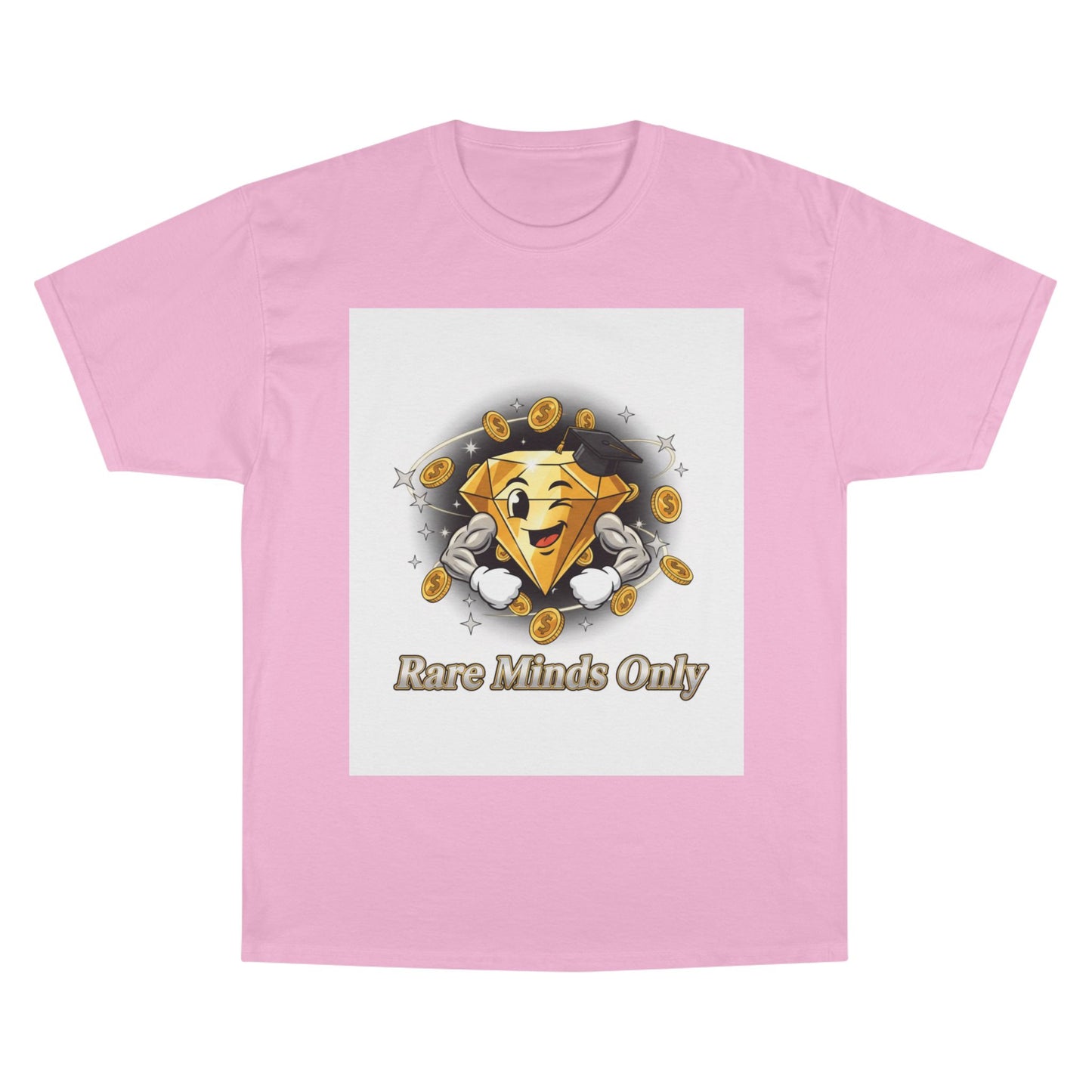Rare Minds Only T-Shirt — Crypto Coin Champion Graphic Tee
