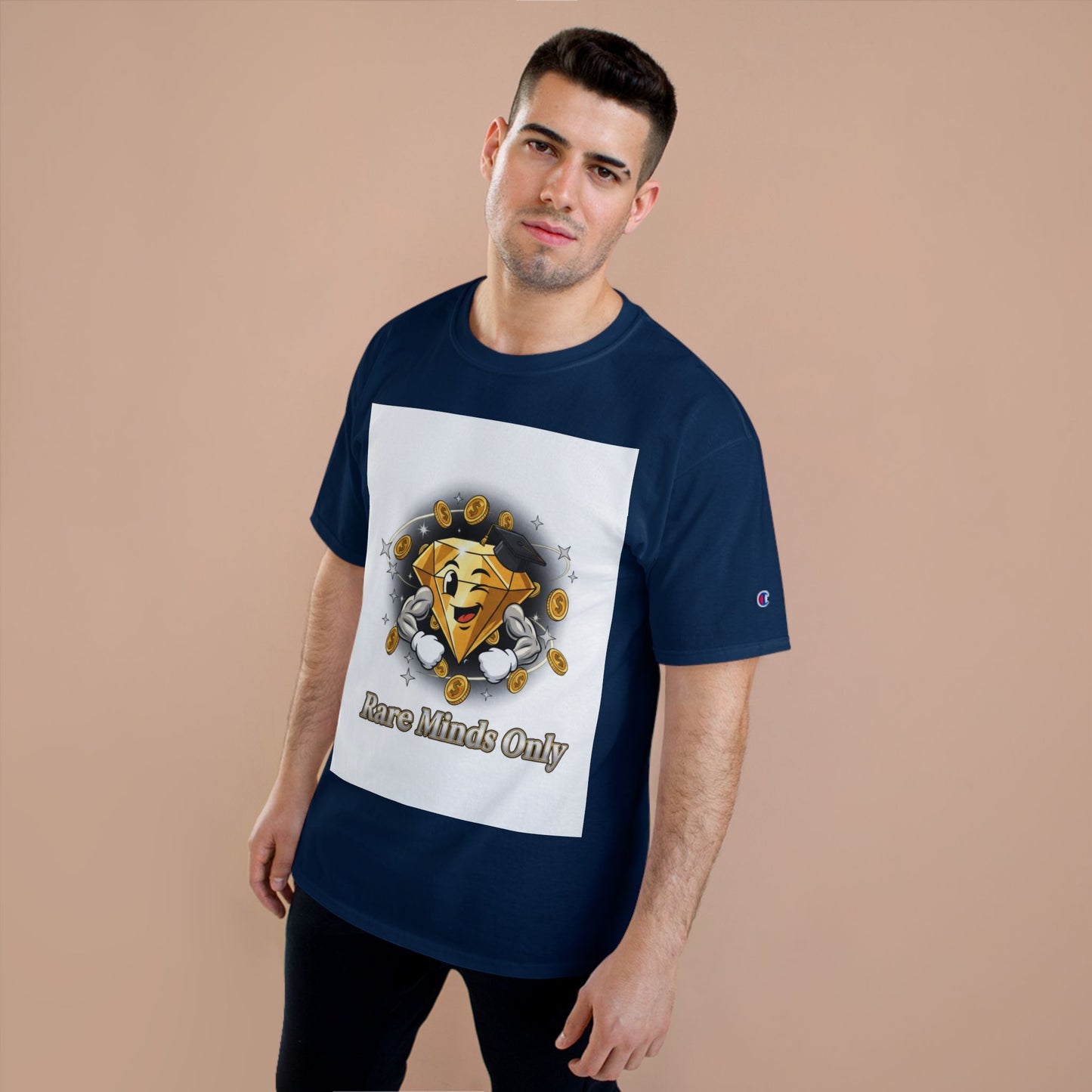 Rare Minds Only T-Shirt — Crypto Coin Champion Graphic Tee