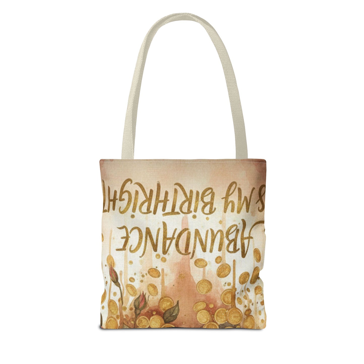 Floral Crown Goddess Tote Bag – Boho Floral Portrait AOP Tote