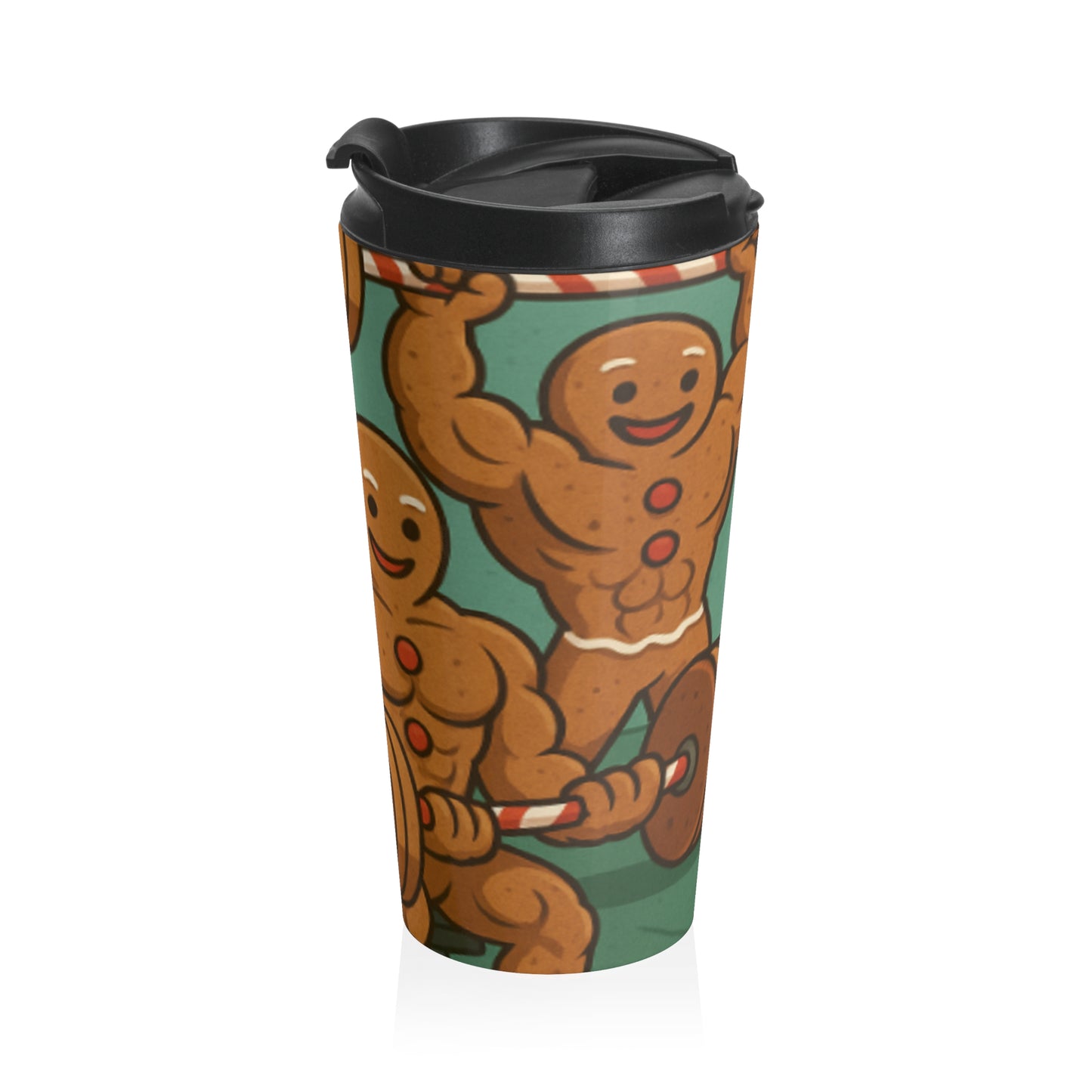 Gingerbread Gym Travel Mug | Funny Fitness Mug, Holiday Coffee Cup, Perfect Gift for Gym Lovers, Christmas Travel Mug, Cute Workout [...]