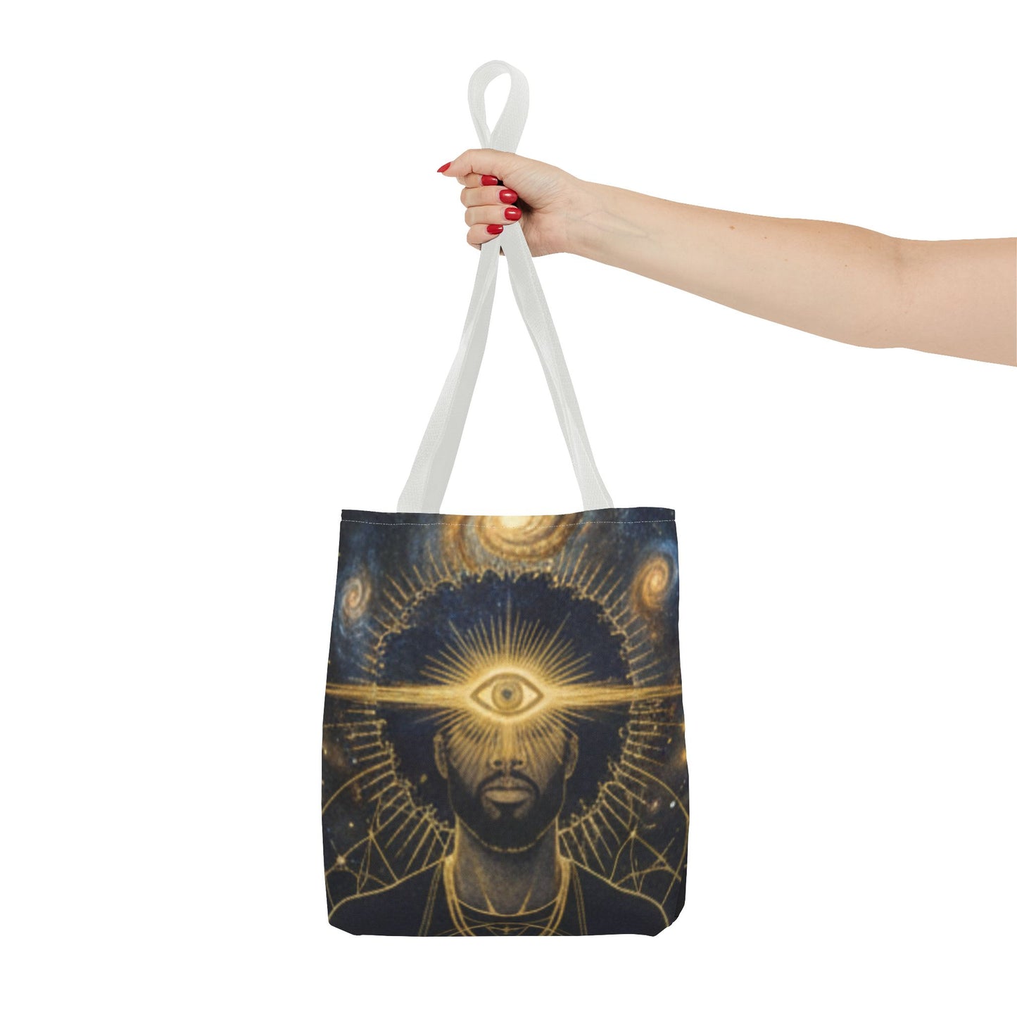 Mystic Third Eye Tote Bag — Spiritual Afrocentric Visionary Art Tote