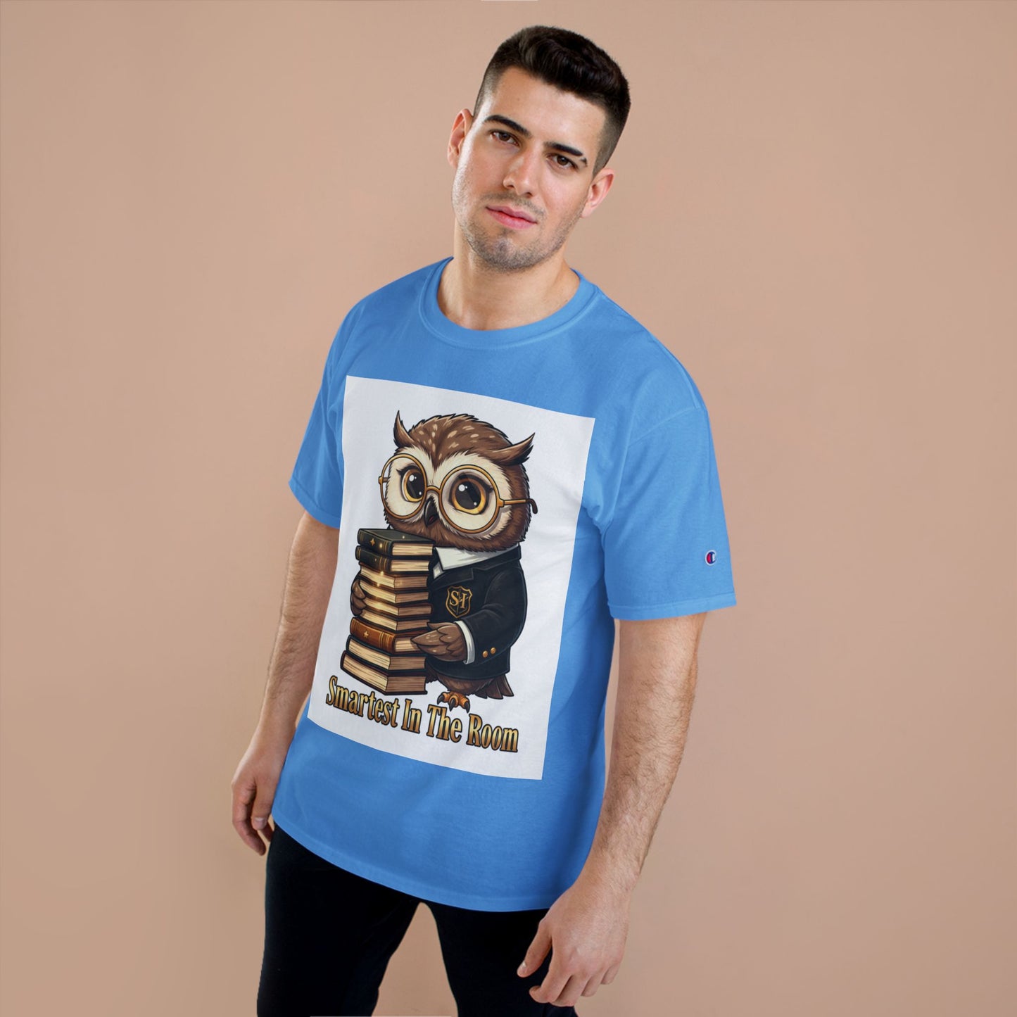 Smartest In The Room Owl T-Shirt — Cute Scholar Graphic Tee for Students & Teachers