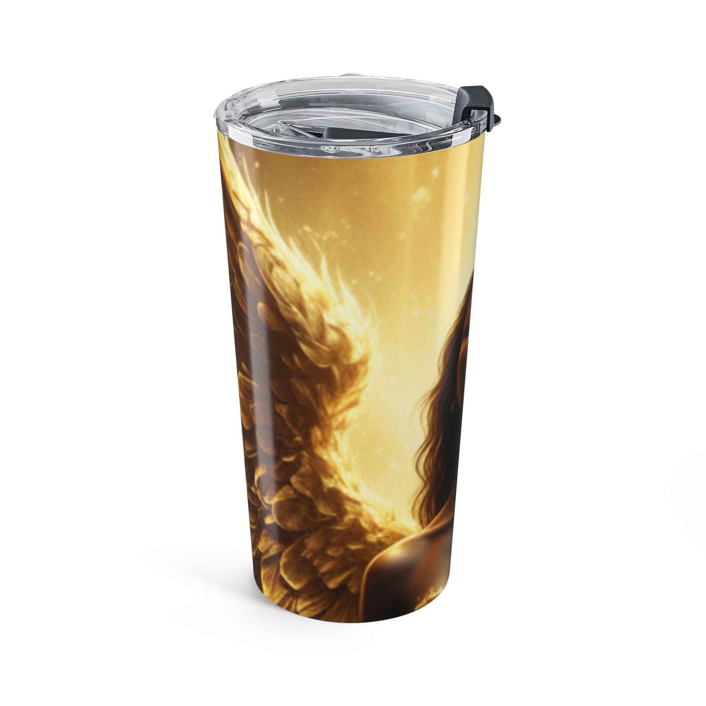 20oz Golden Goddess Tumbler — Luxe Inspirational Travel Cup