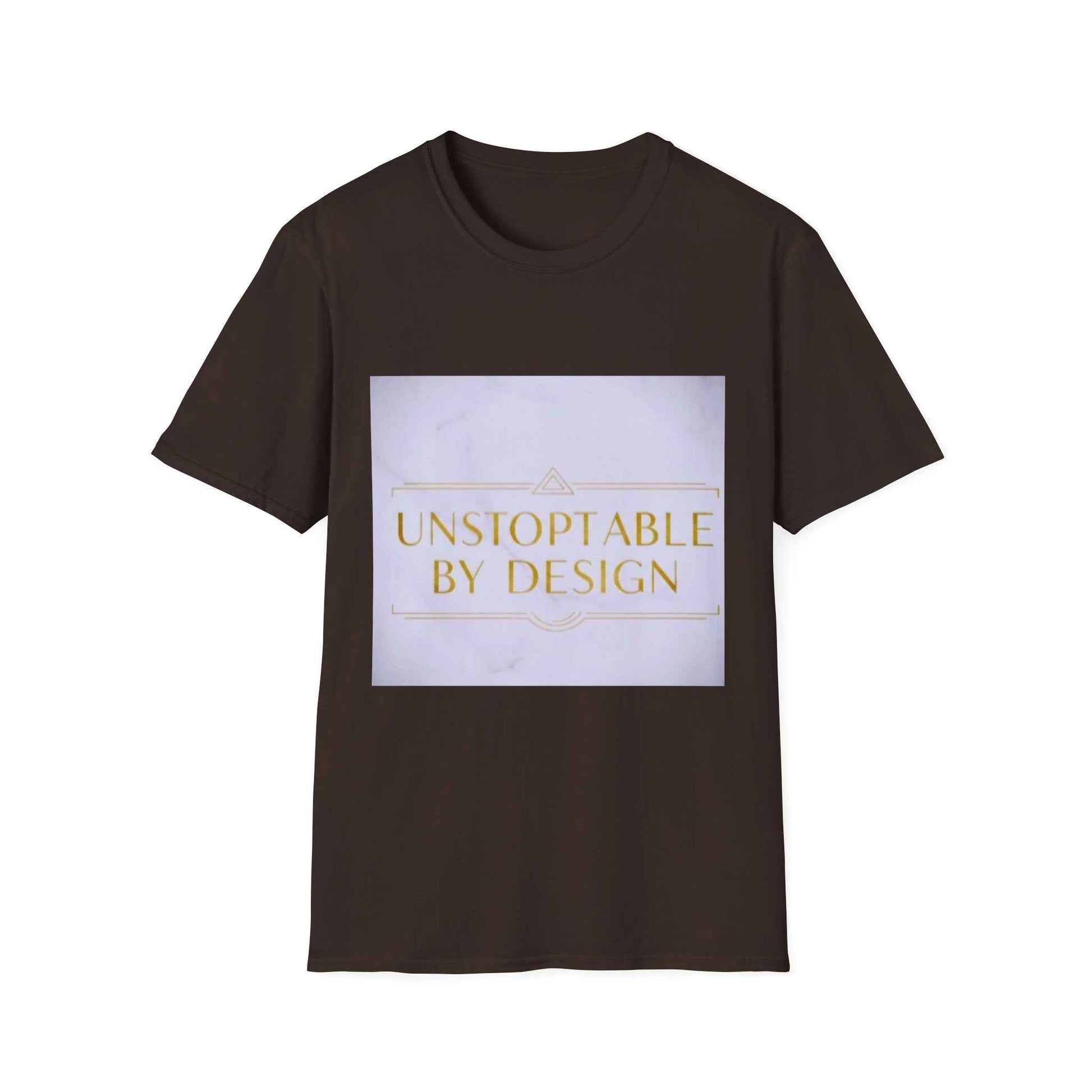 Unstoppable By Design T-Shirt — Inspirational Feminine Motivational Tee
