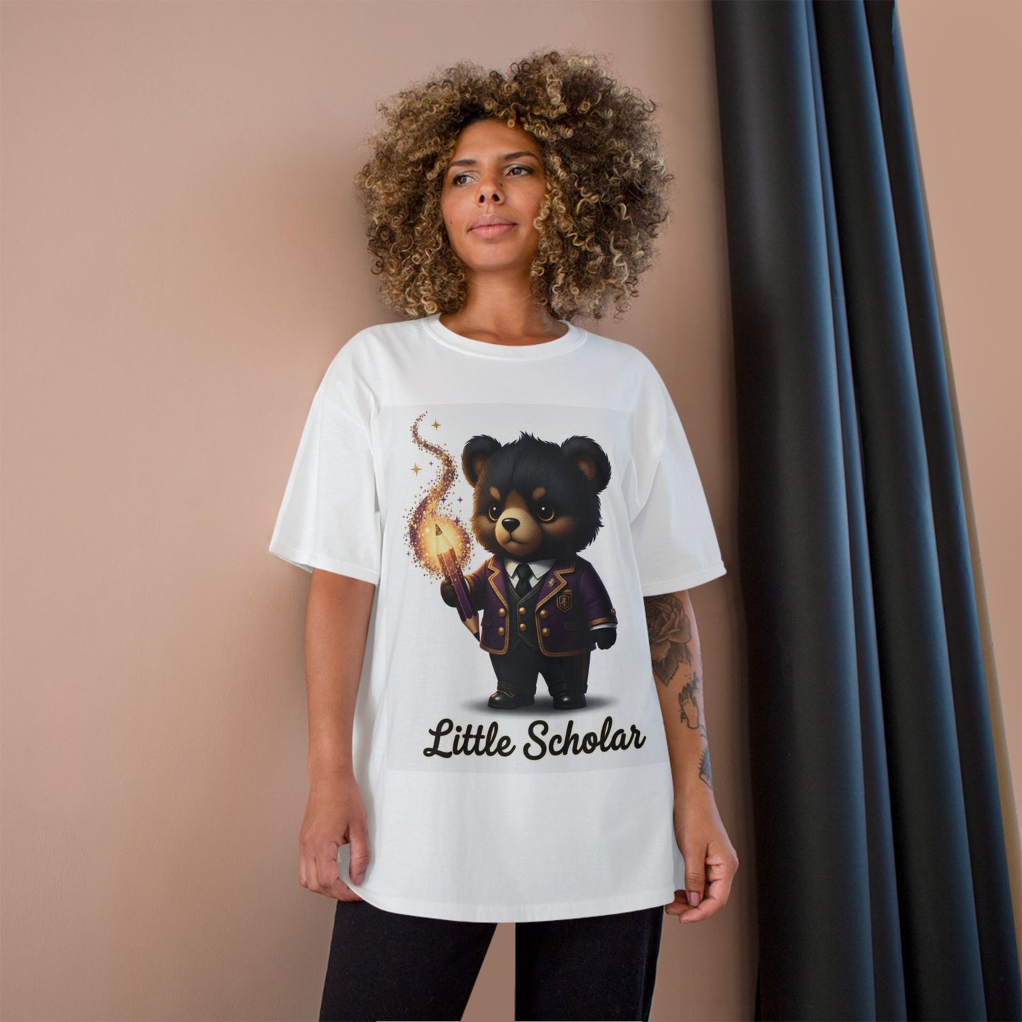 Little Scholar Bear T-Shirt – Cute Magical Teddy ‘Little Scholar’ Tee for Kids & Toddlers