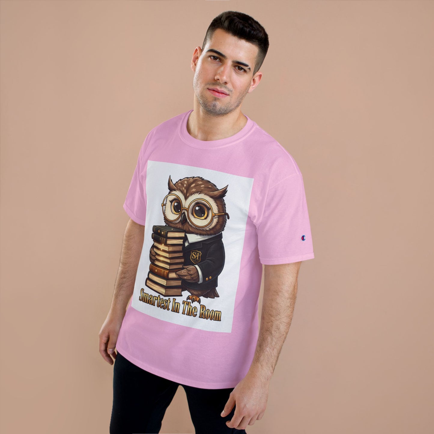 Smartest In The Room Owl T-Shirt — Cute Scholar Graphic Tee for Students & Teachers