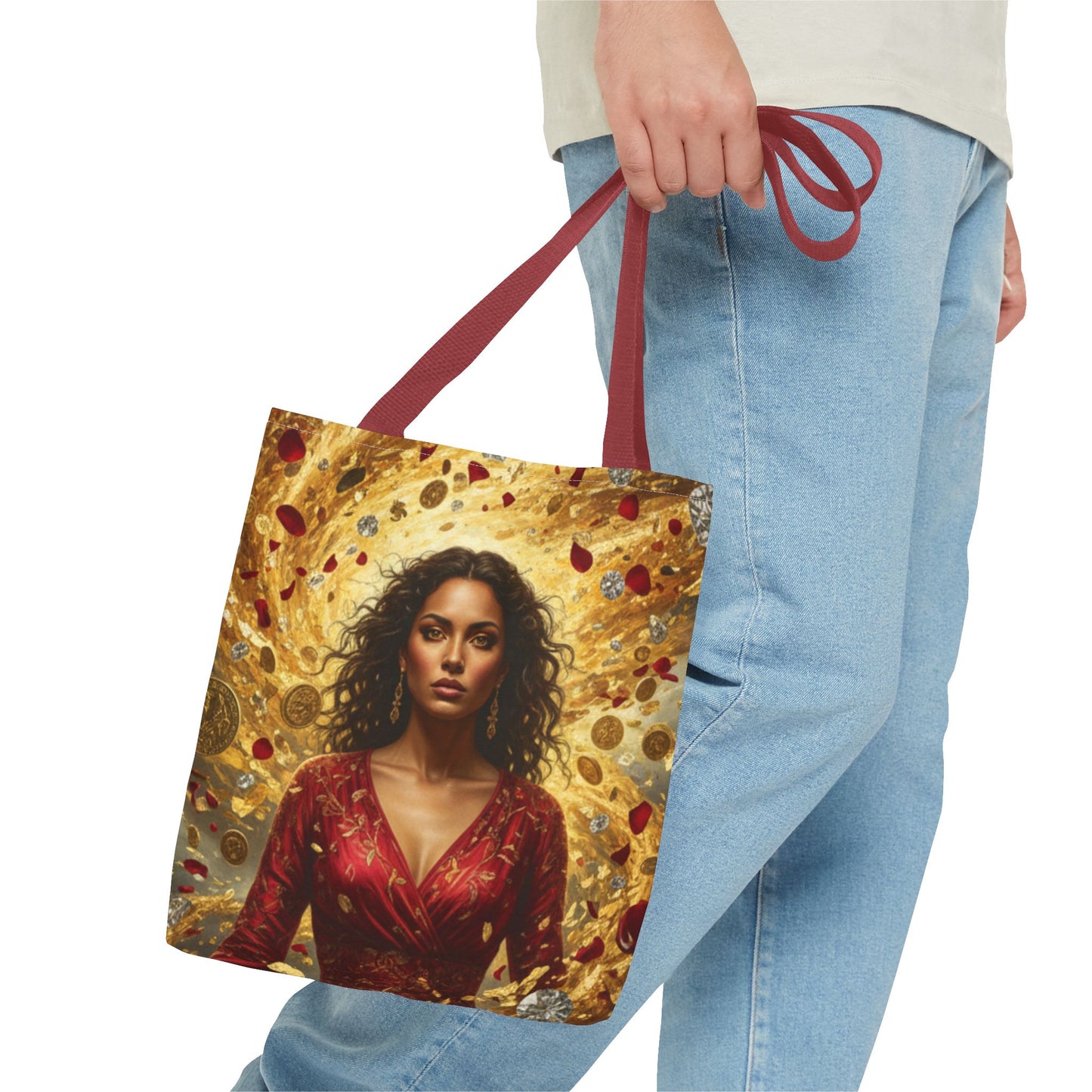 Golden Goddess Art Tote