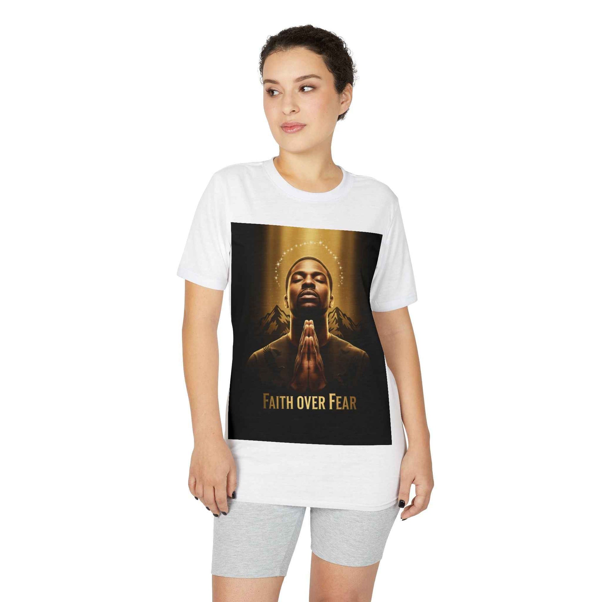 Faith Over Fear T-Shirt — Inspirational Prayer Graphic Tee