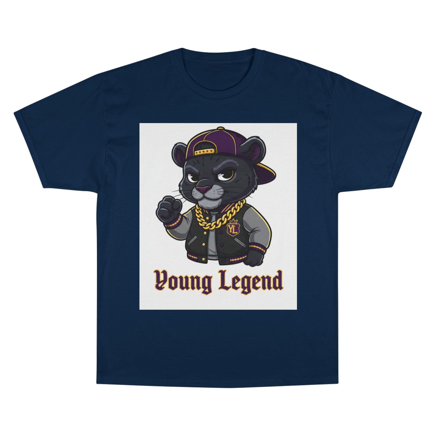 Young Legend Panther T-Shirt – 'Young Legend' Graphic Tee for Kids & Teens