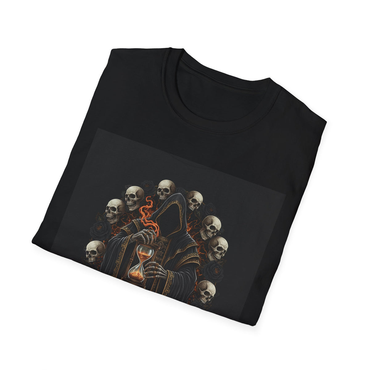 Skull Oracle T-Shirt — Gothic Skeleton Ritual Art Tee