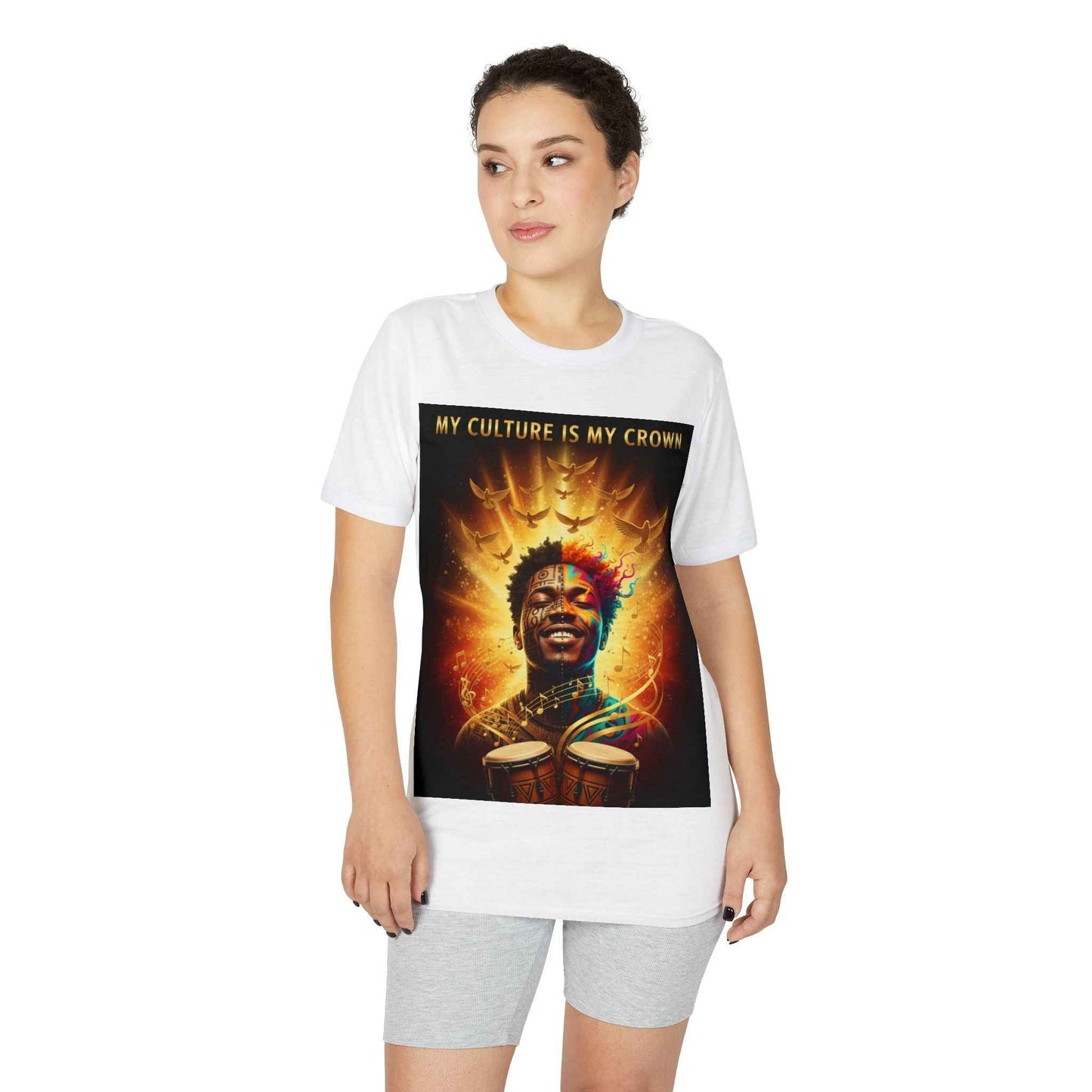 My Culture Is My Crown T-Shirt — Afrocentric Pride Graphic Tee
