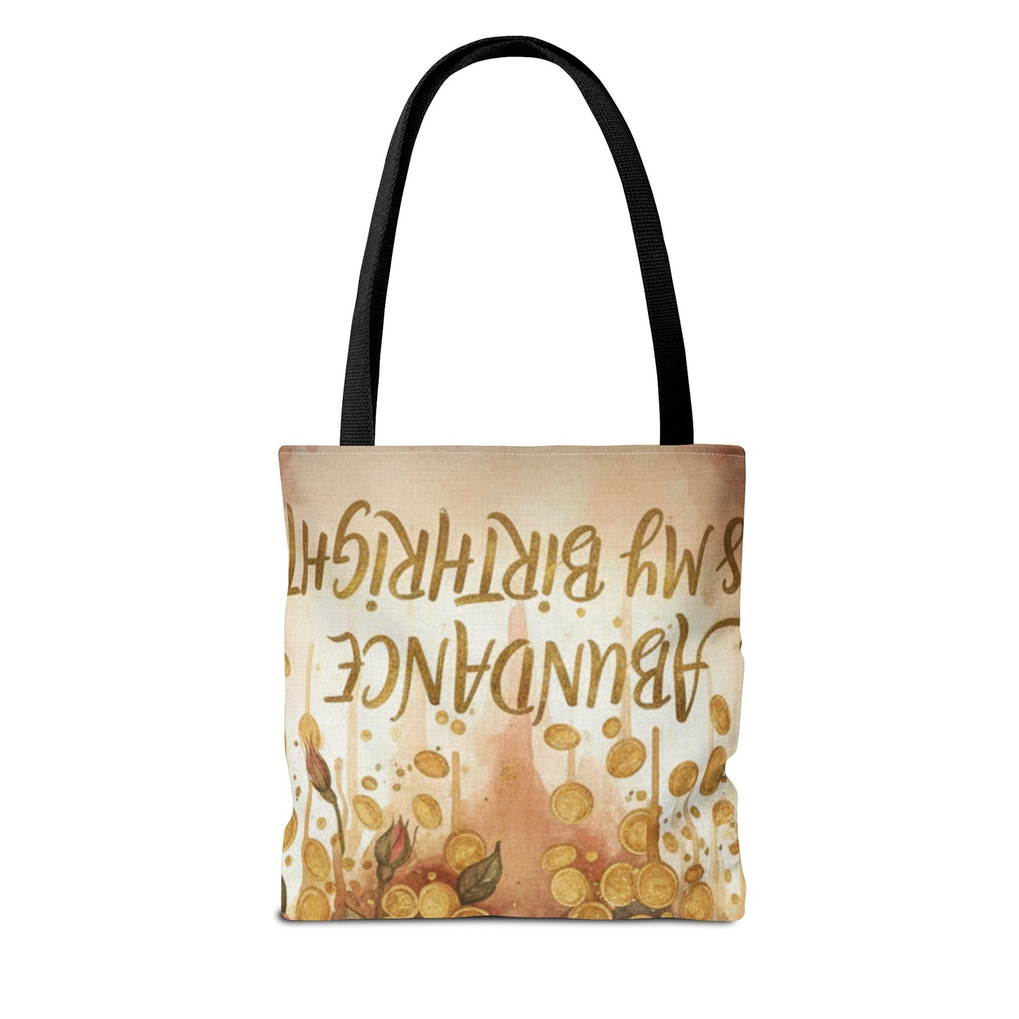 Floral Crown Goddess Tote Bag – Boho Floral Portrait AOP Tote