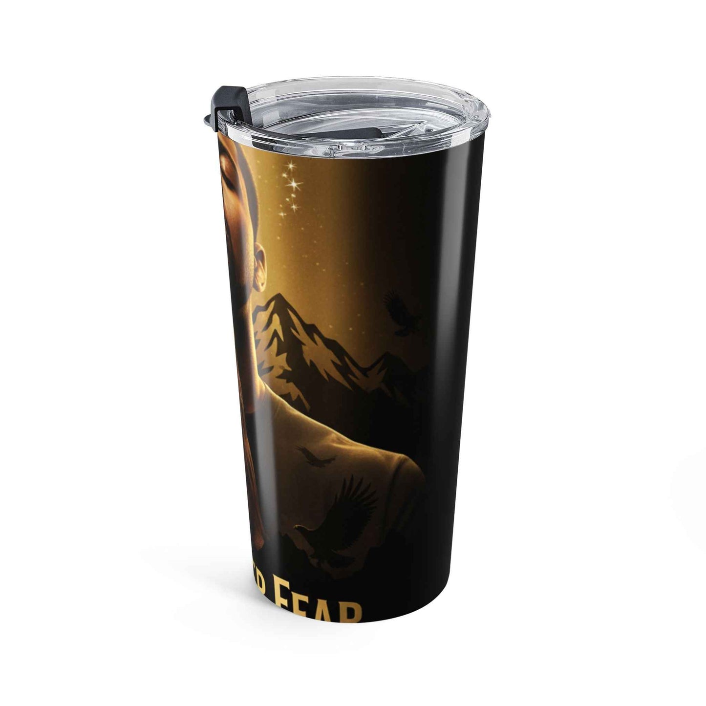 Prayer Hands 20oz Tumbler – Faith Over Fear Insulated Travel Cup