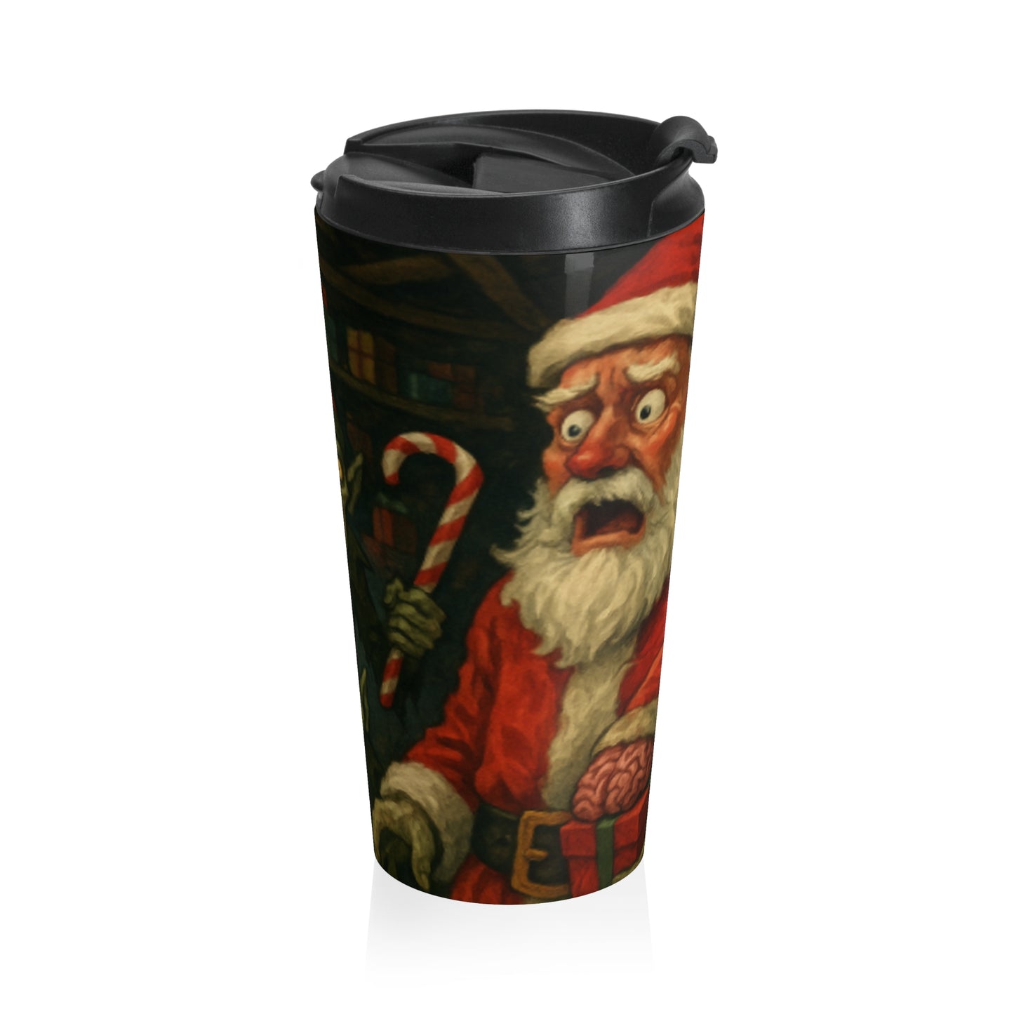 Festive Goblin Travel Mug | Holiday Coffee Tumbler | Halloween Decor Mug | Gift for Superheroes | Fun Travel Cup