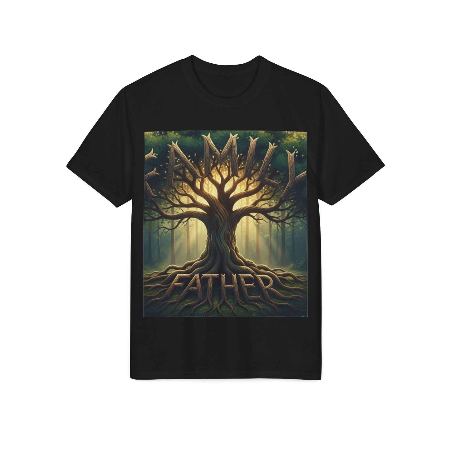 Father Tree T-Shirt — Vintage Tree of Life Dad Tee for Father's Day