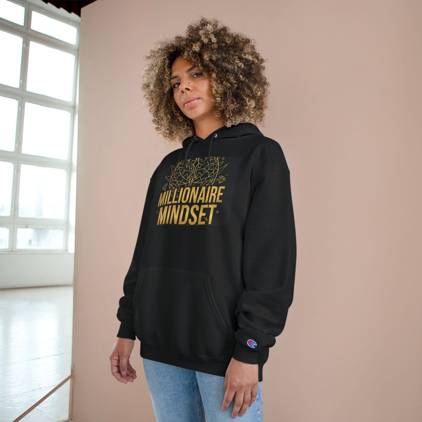 Millionaire Mindset Hoodie — Motivational Champion Pullover