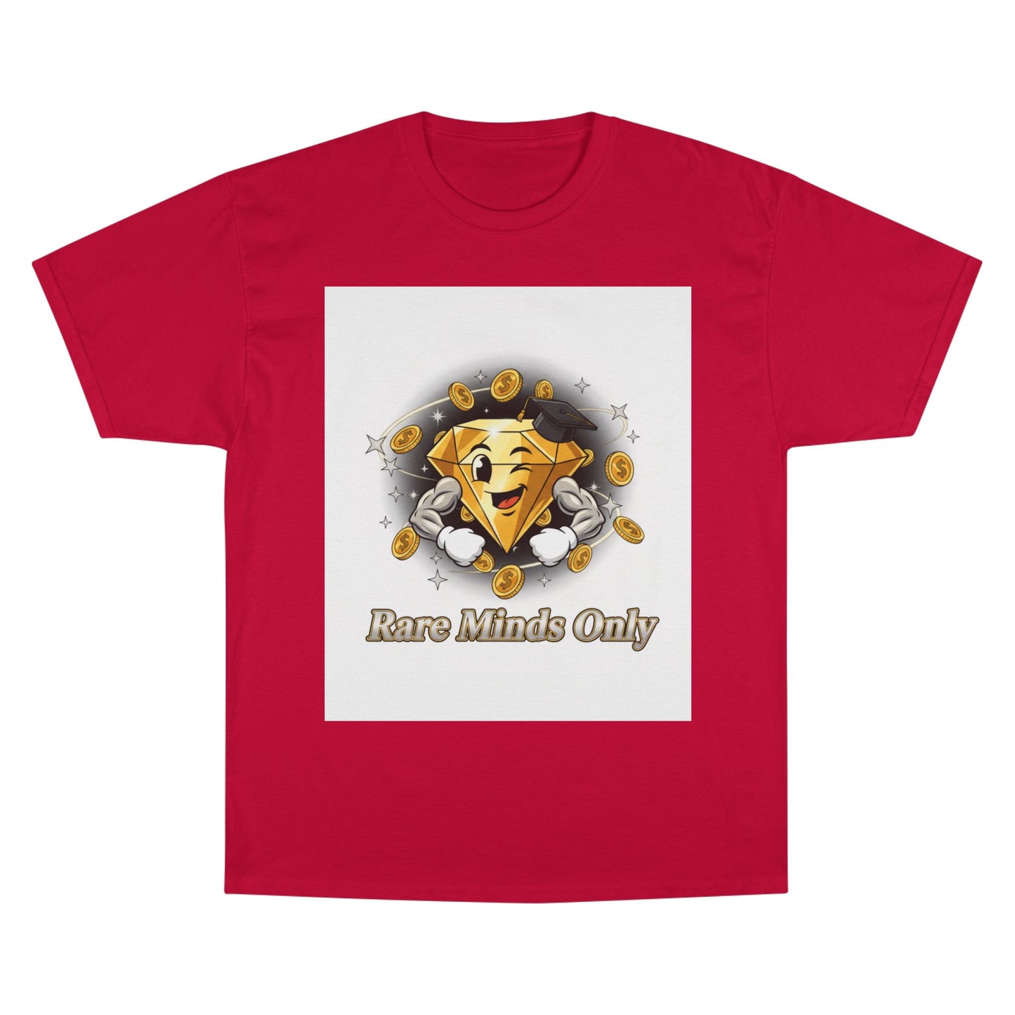 Rare Minds Only T-Shirt — Crypto Coin Champion Graphic Tee