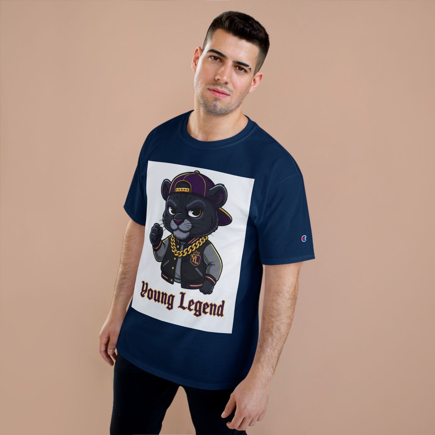 Young Legend Panther T-Shirt – 'Young Legend' Graphic Tee for Kids & Teens