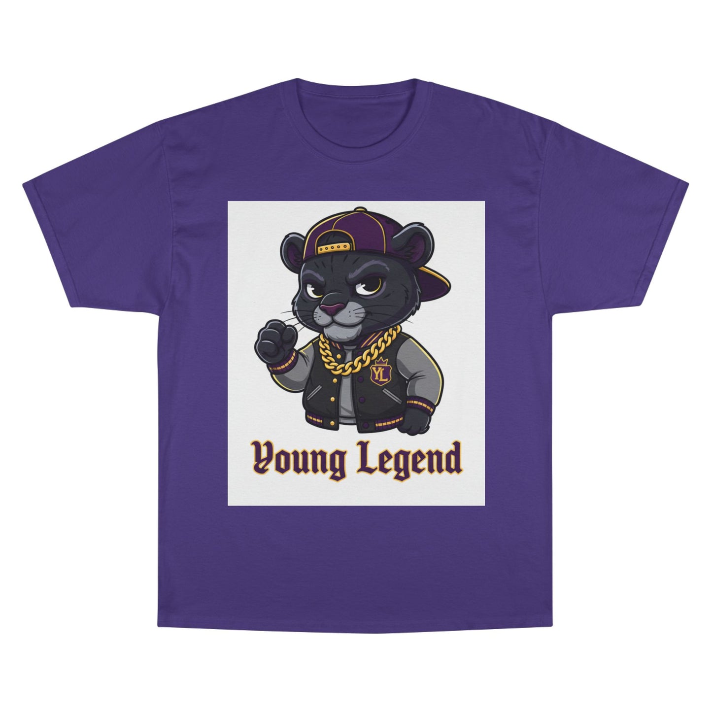 Young Legend Panther T-Shirt – 'Young Legend' Graphic Tee for Kids & Teens
