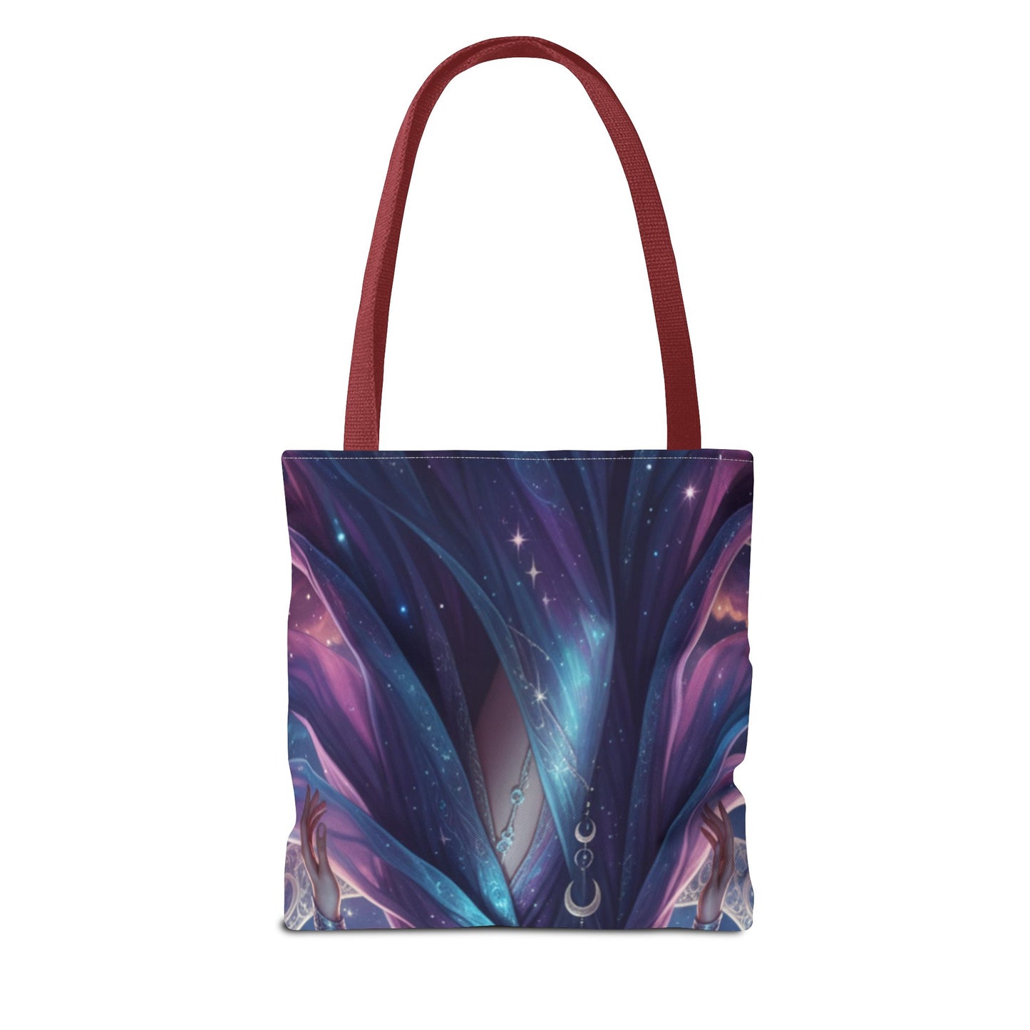 Mystic Moon Goddess Tote Bag — Celestial Fantasy All-Over Print