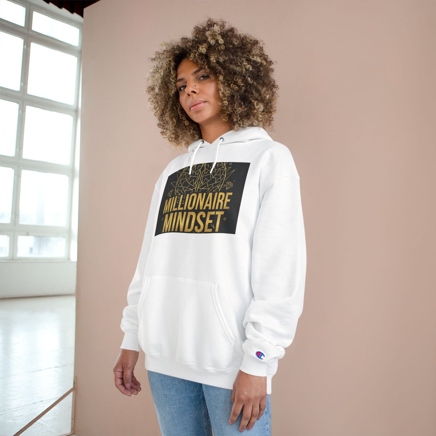 Millionaire Mindset Hoodie — Motivational Champion Pullover