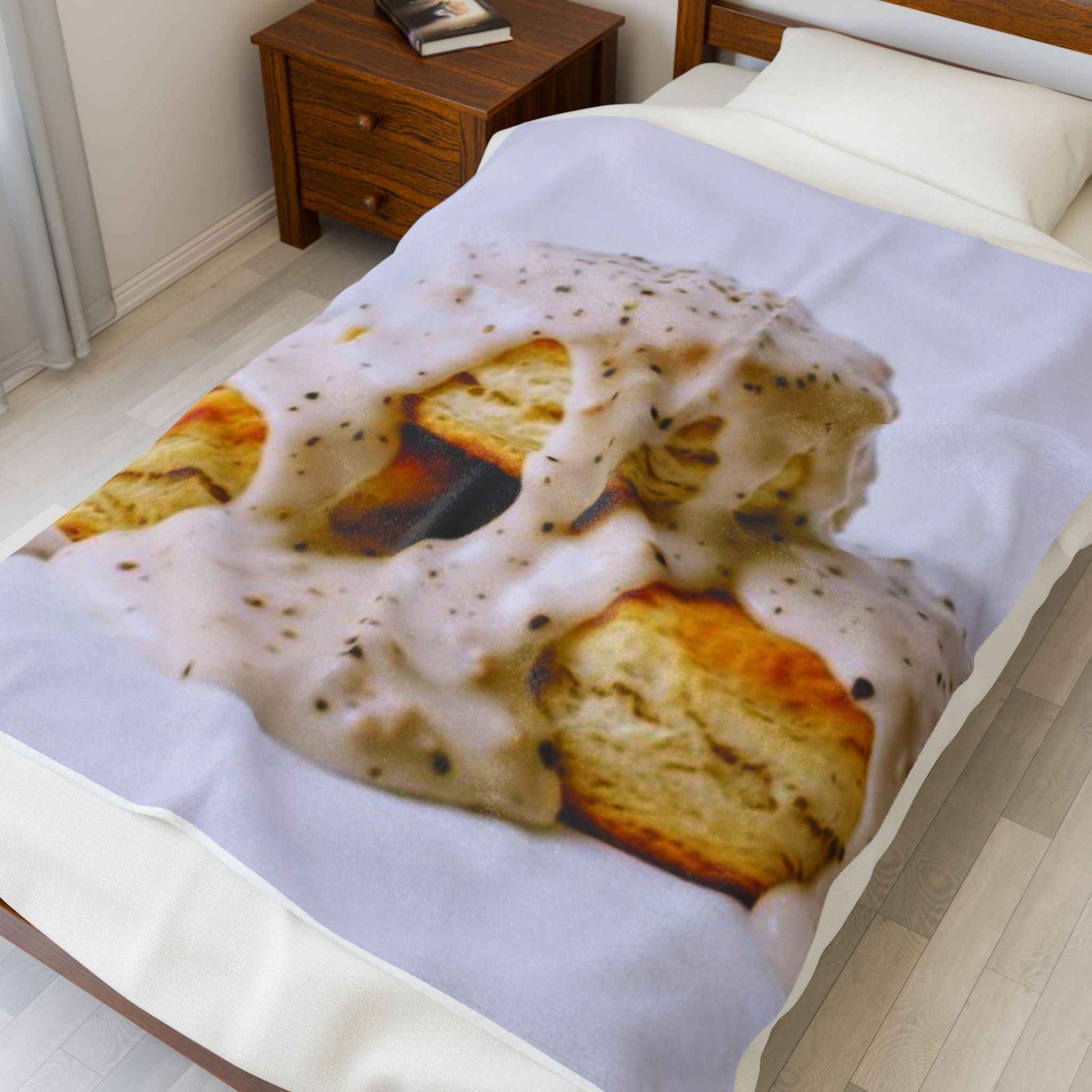 Cozy Biscuits & Gravy Plush Blanket