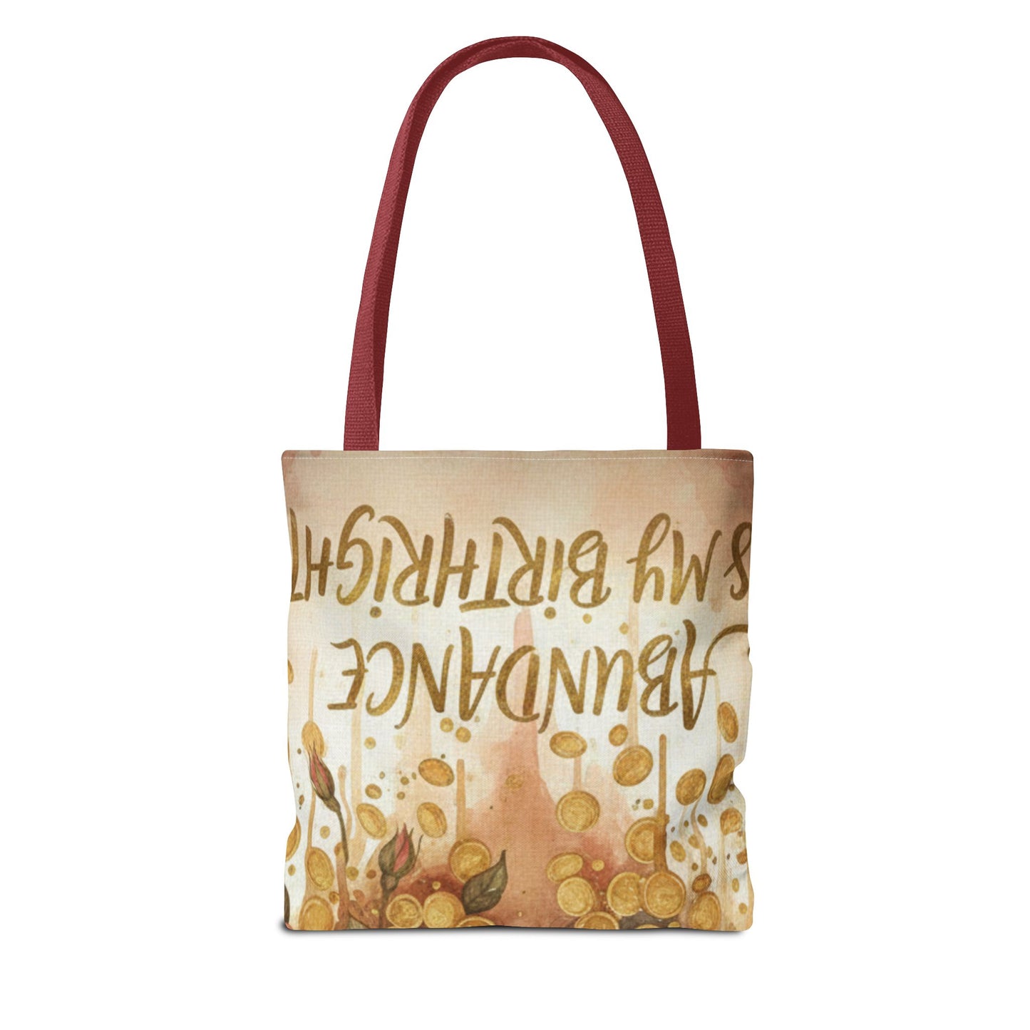Floral Crown Goddess Tote Bag – Boho Floral Portrait AOP Tote