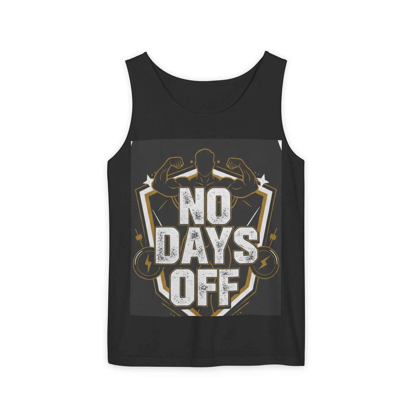 No Days Off Tank Top — Motivational Fitness Gym Tank