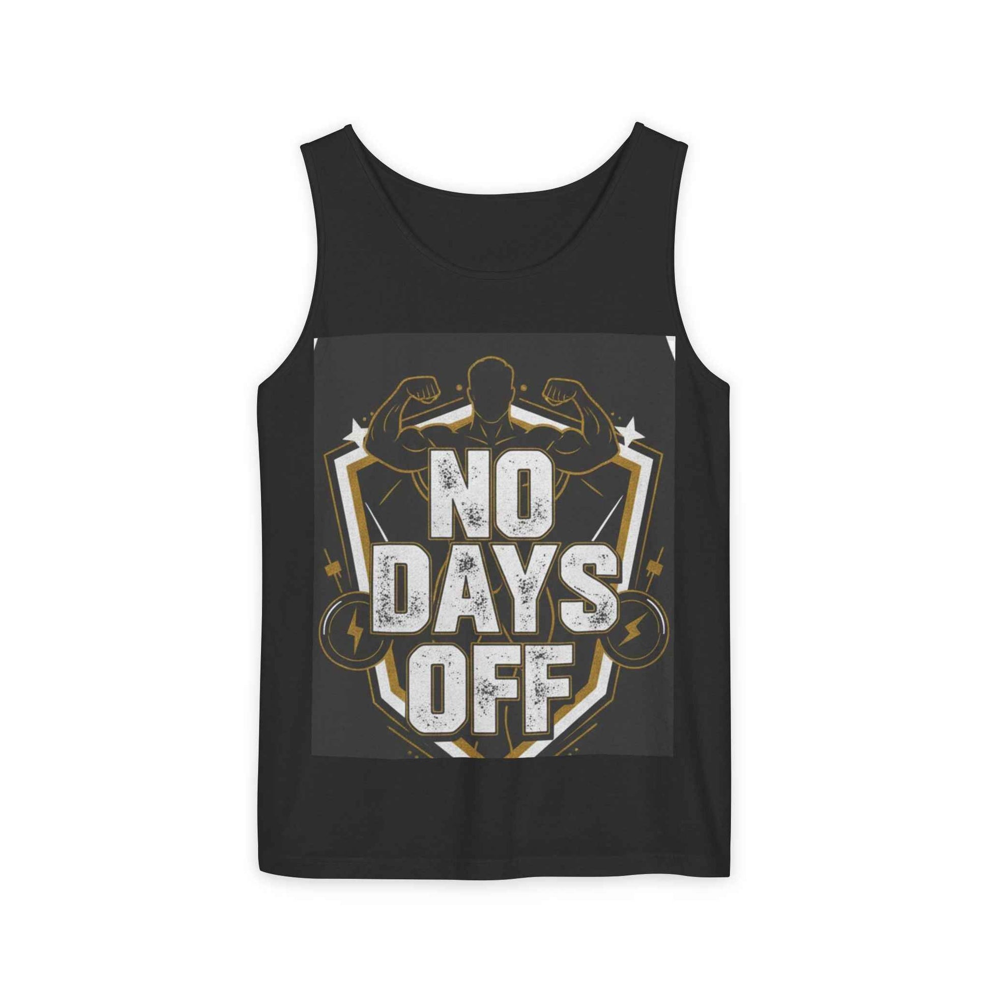 No Days Off Tank Top — Motivational Fitness Gym Tank