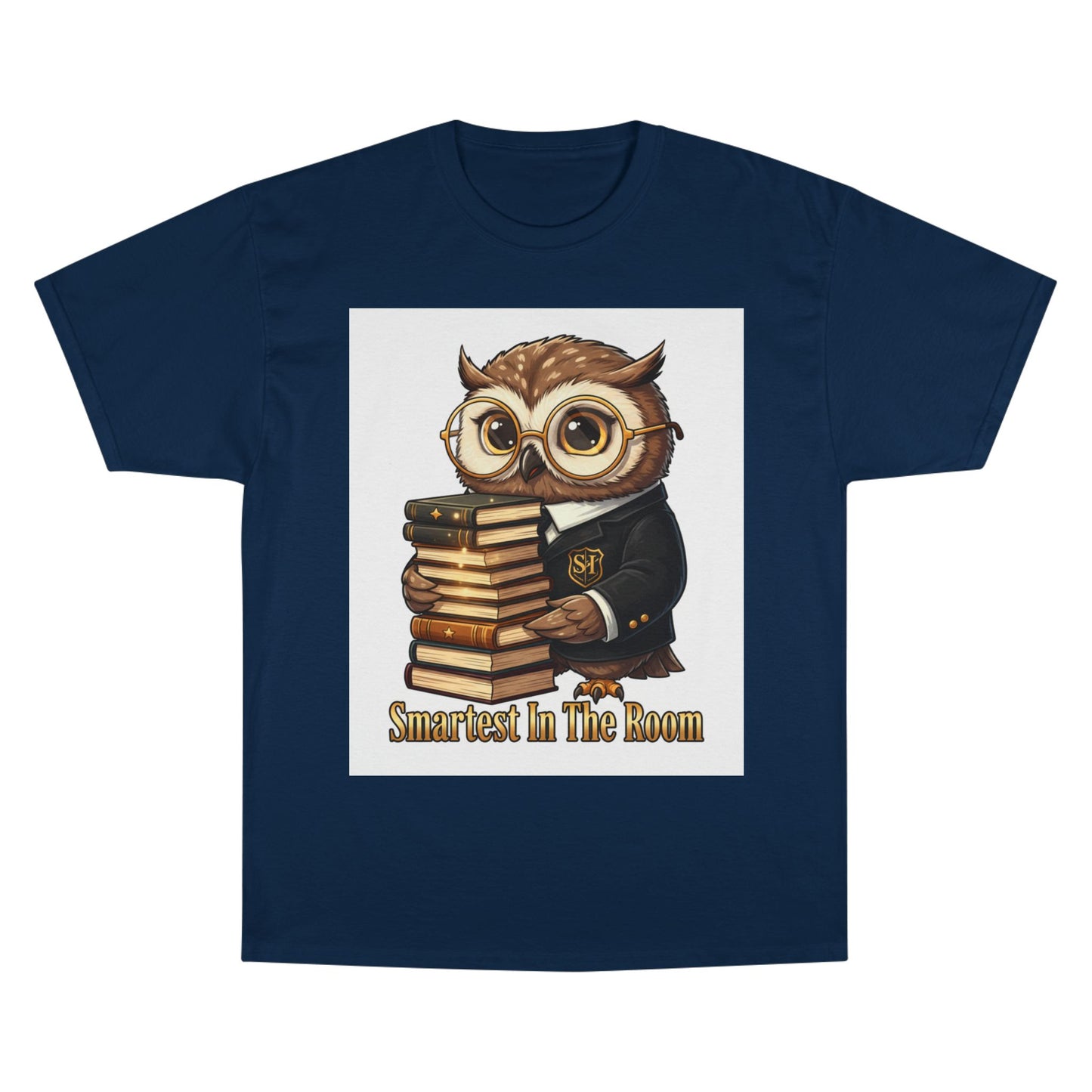 Smartest In The Room Owl T-Shirt — Cute Scholar Graphic Tee for Students & Teachers
