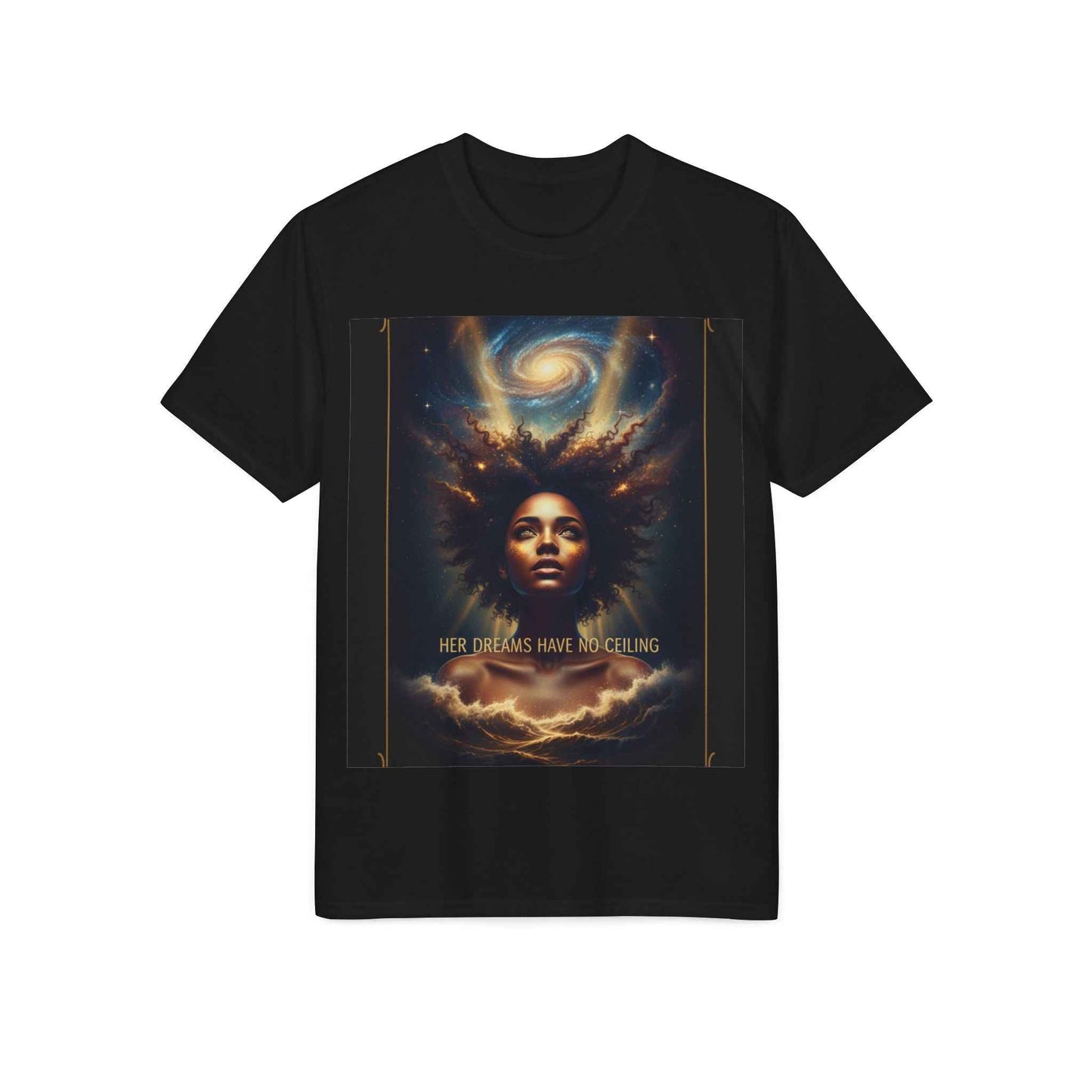 Cosmic Queen T-Shirt — 'Her Dreams Have No Ceiling' Inspirational Graphic Tee