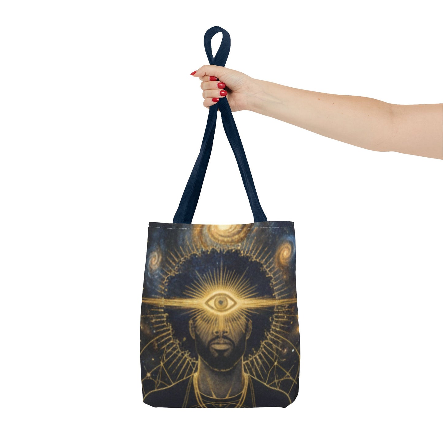 Mystic Third Eye Tote Bag — Spiritual Afrocentric Visionary Art Tote