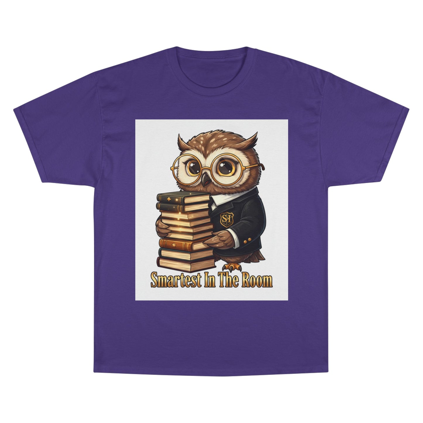 Smartest In The Room Owl T-Shirt — Cute Scholar Graphic Tee for Students & Teachers