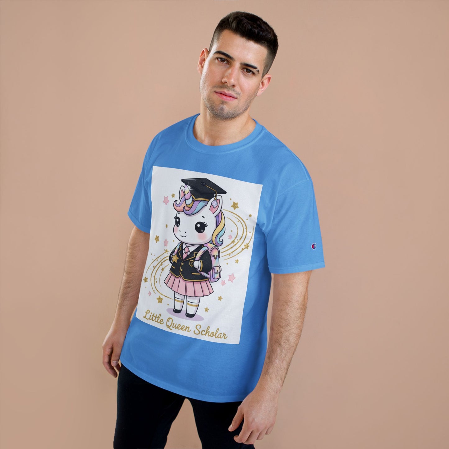 Little Queen Scholar T-Shirt — Cute Graduation Unicorn Tee for Girls